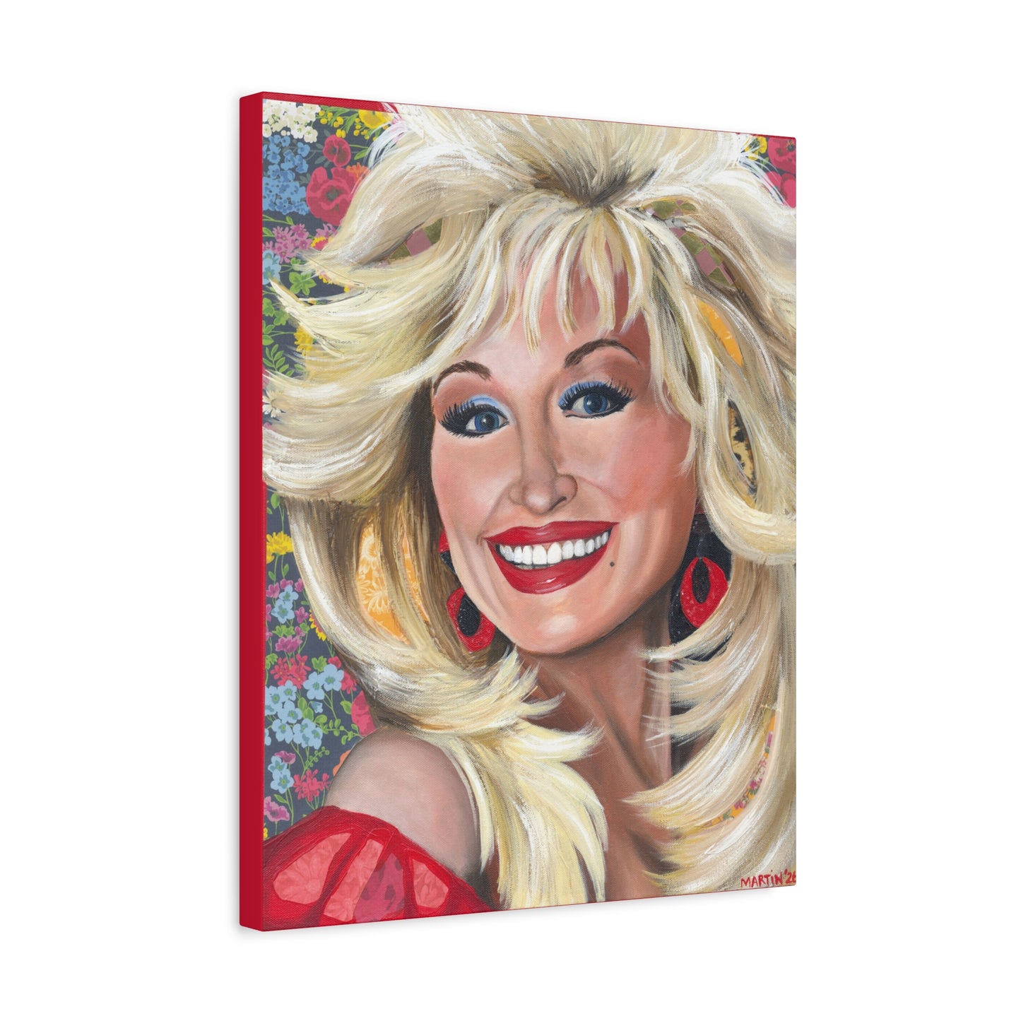 "Dolly" Matte Canvas, Stretched, 1.25"