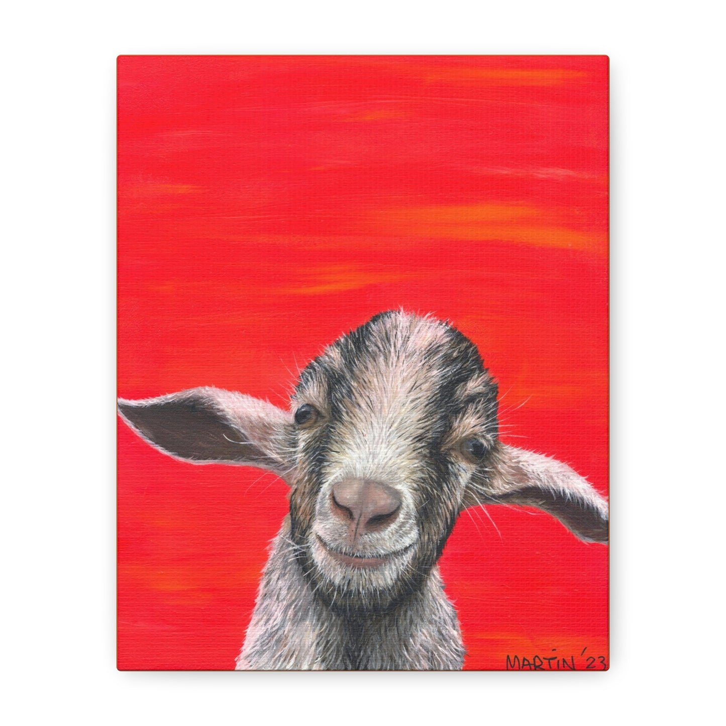 Parsnip the Goat Canvas Gallery Wrap