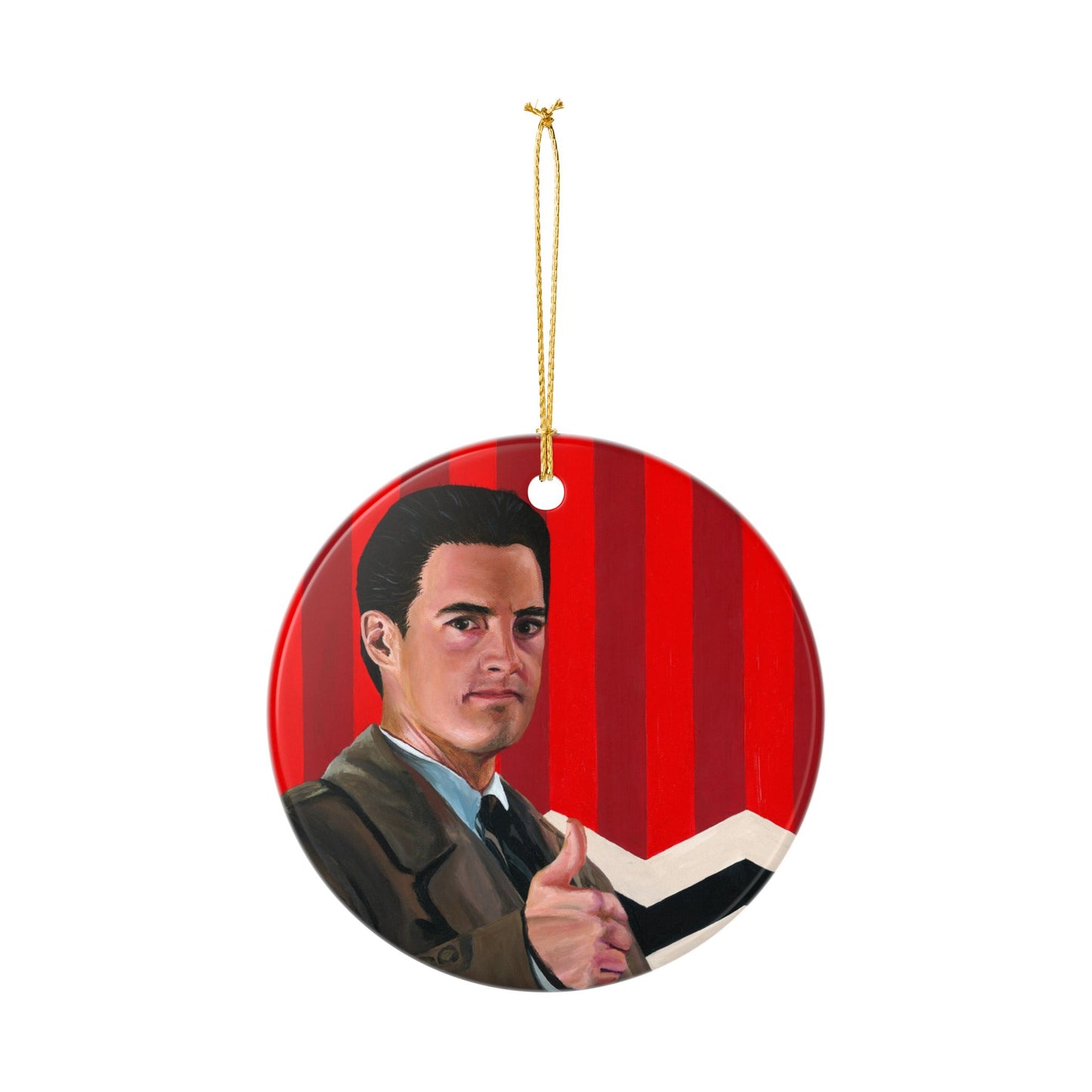 Dale Cooper Ceramic Ornament (2-Side Print)