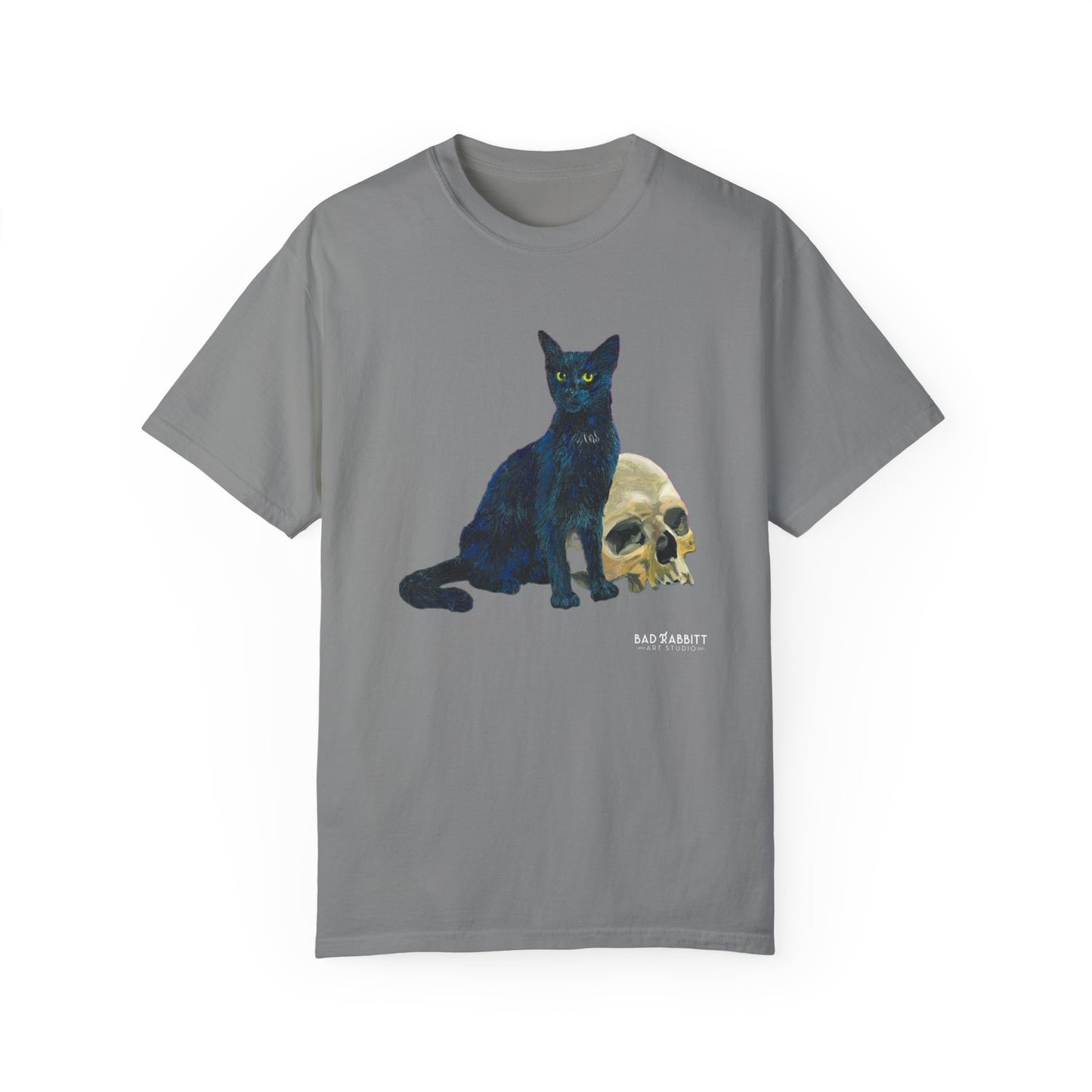 Gene Parmesan with the Skull of Dave's Enemy Unisex Garment-Dyed T-shirt
