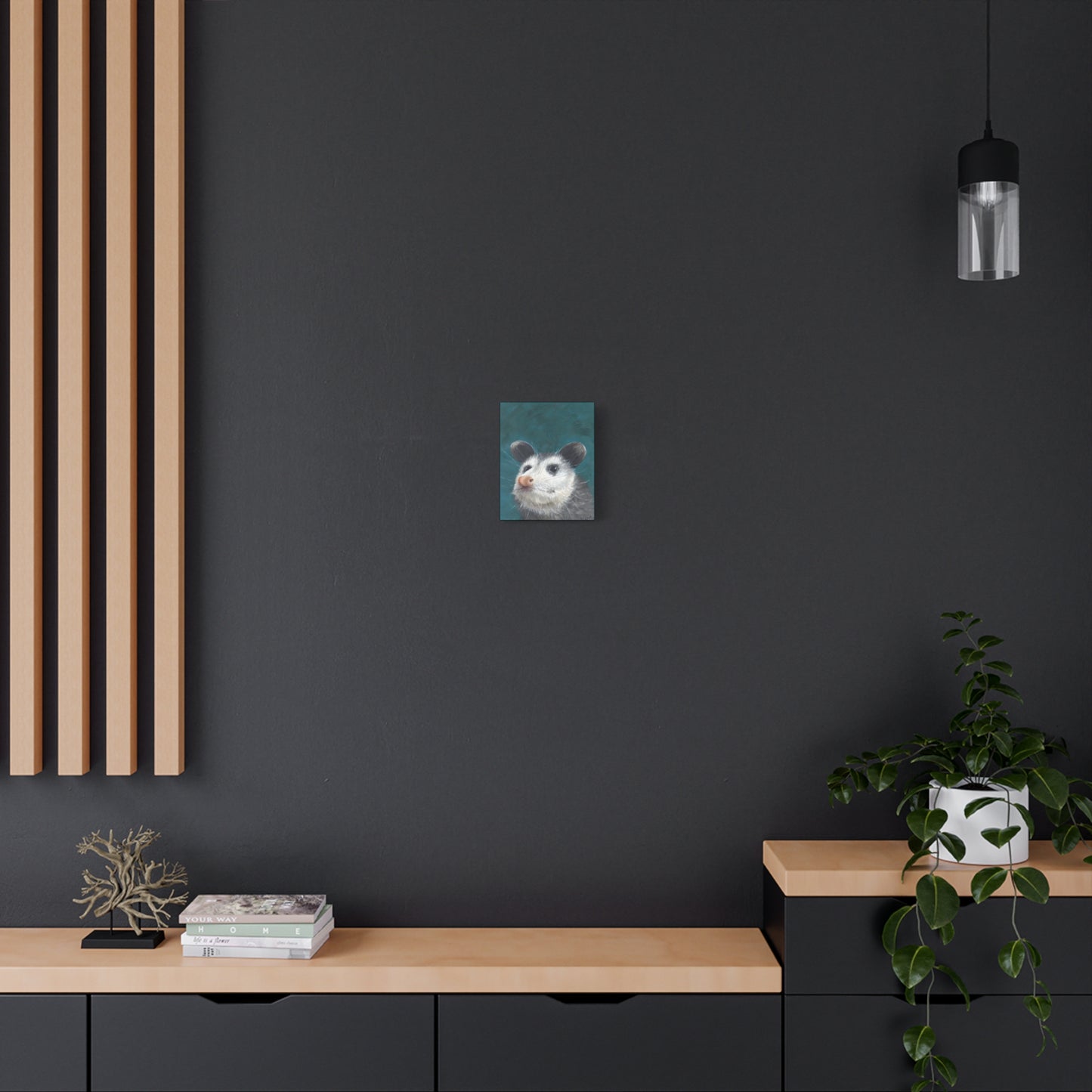 Baby Opossum Canvas Gallery Wraps