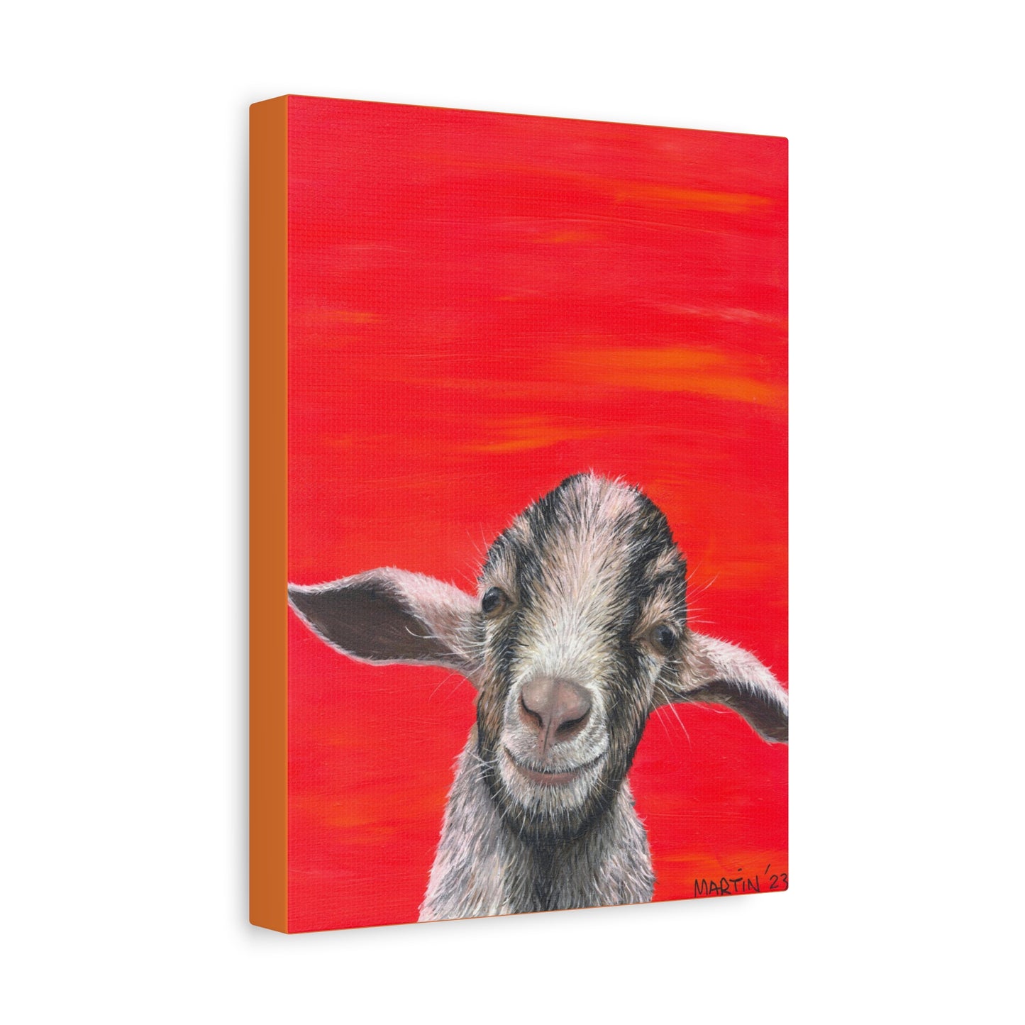 Parsnip the Goat Canvas Gallery Wrap