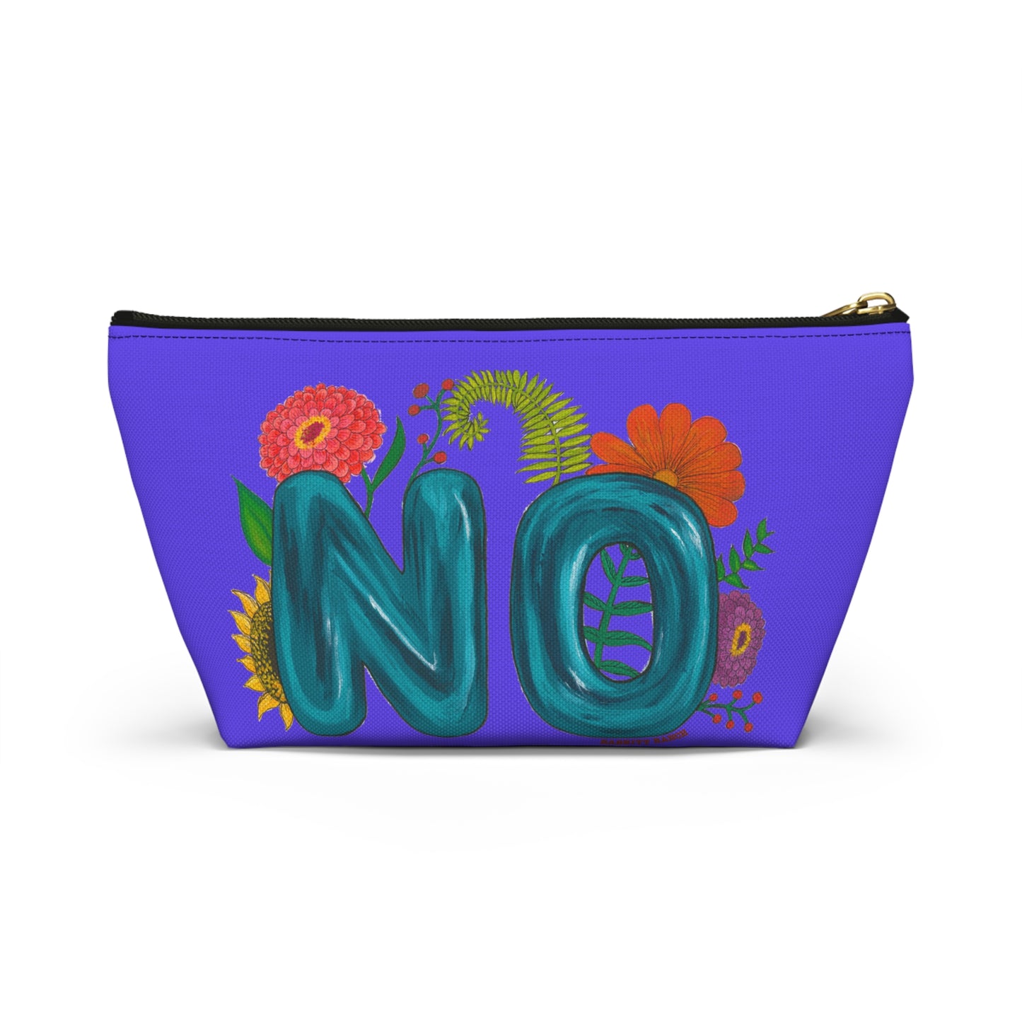 "No" Accessory Pouch w T-bottom