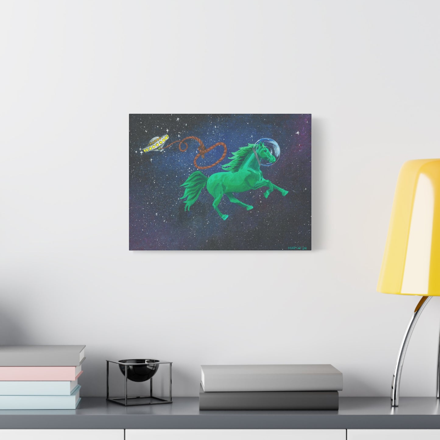 Space Horse Canvas Gallery Wrap
