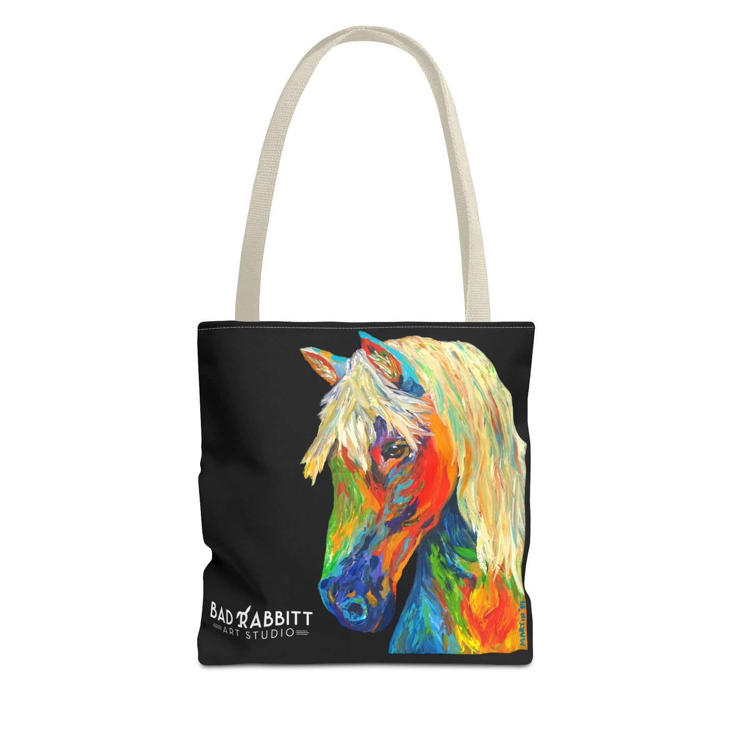 Rainbow Horse Tote Bag (AOP)