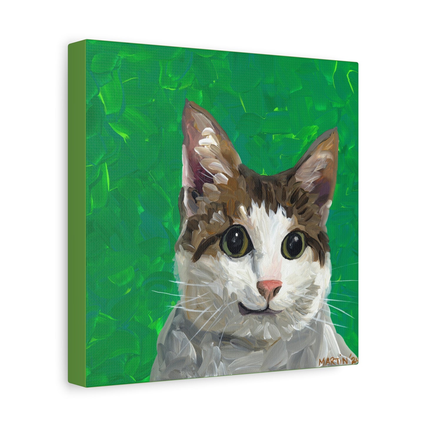 Goofy Tabby Canvas Gallery Wrap