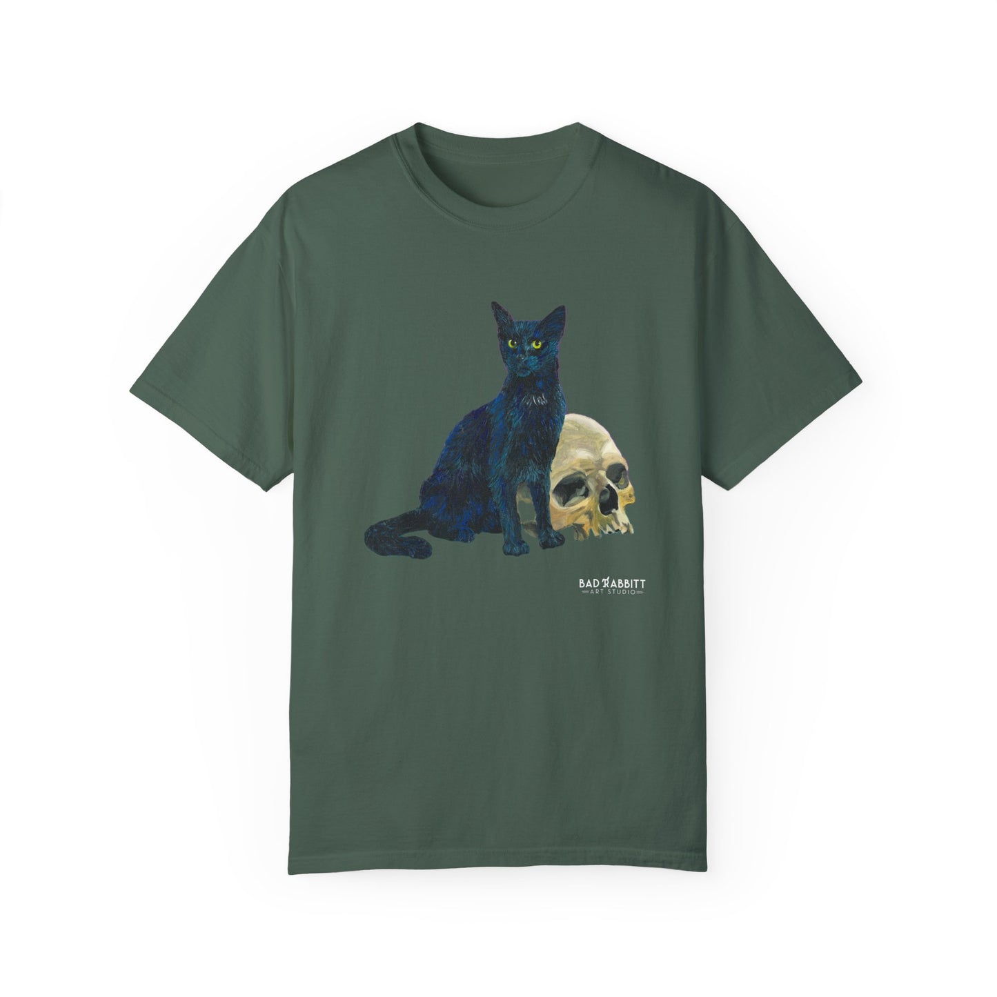 Gene Parmesan with the Skull of Dave's Enemy Unisex Garment-Dyed T-shirt