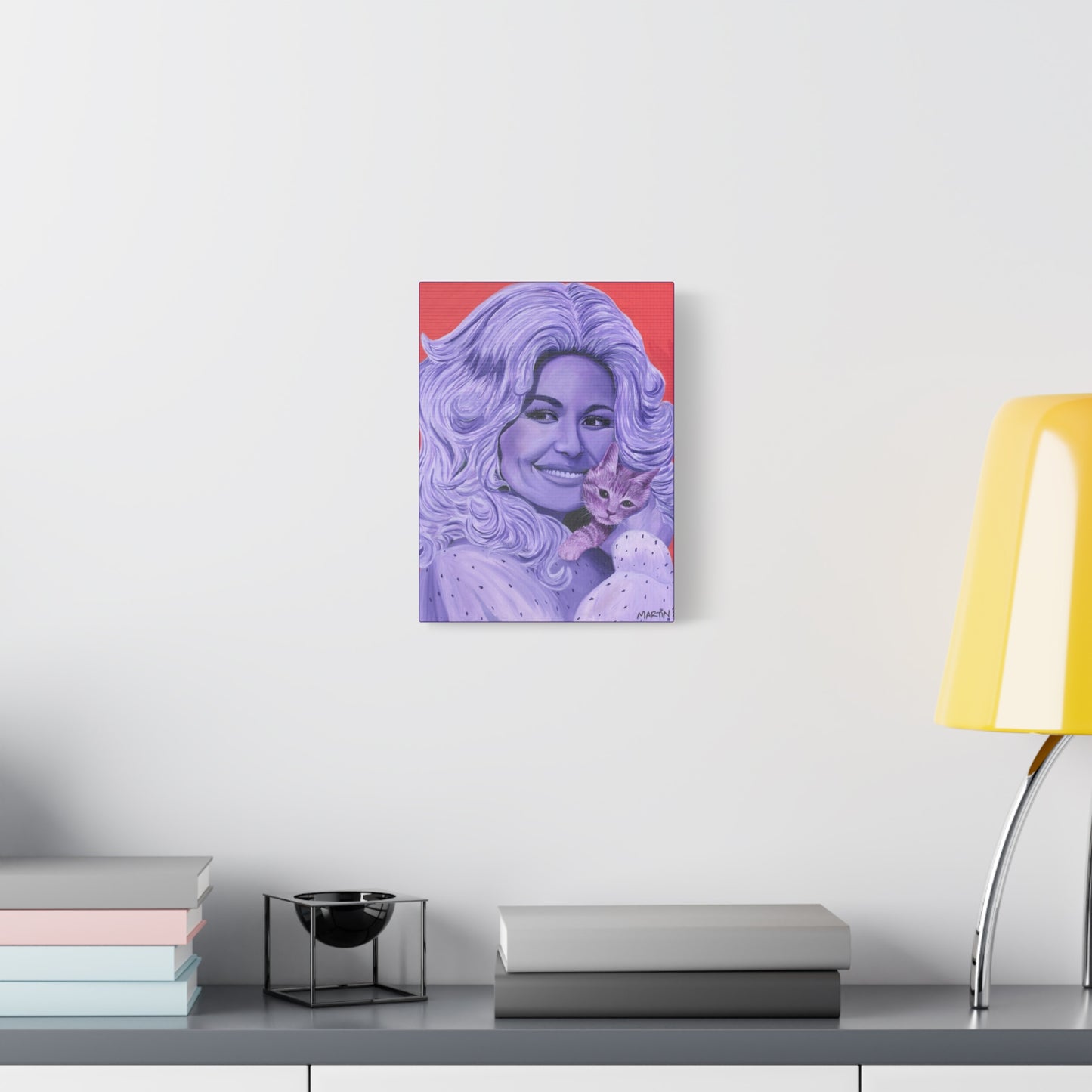 Dolly with Kitty Canvas Gallery Wrap