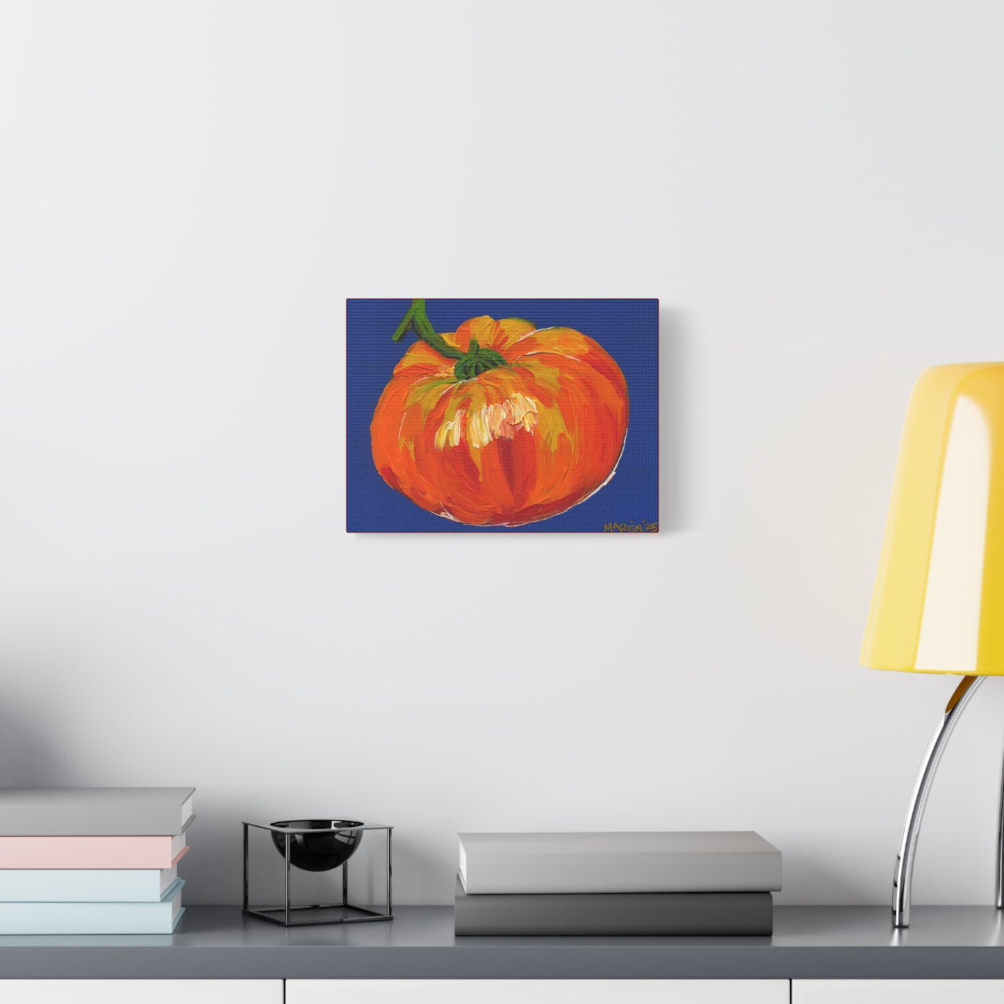 Funky Yellow Tomato Matte Canvas, Stretched, 1.25"