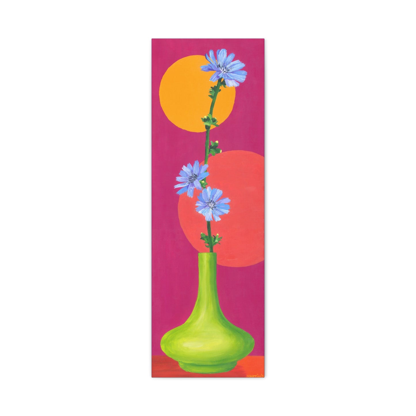 Chicory Tall Skinny Canvas Gallery Wrap