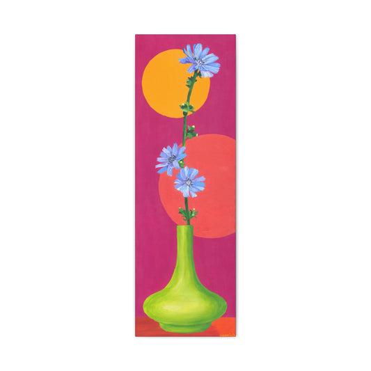Chicory Tall Skinny Canvas Gallery Wrap