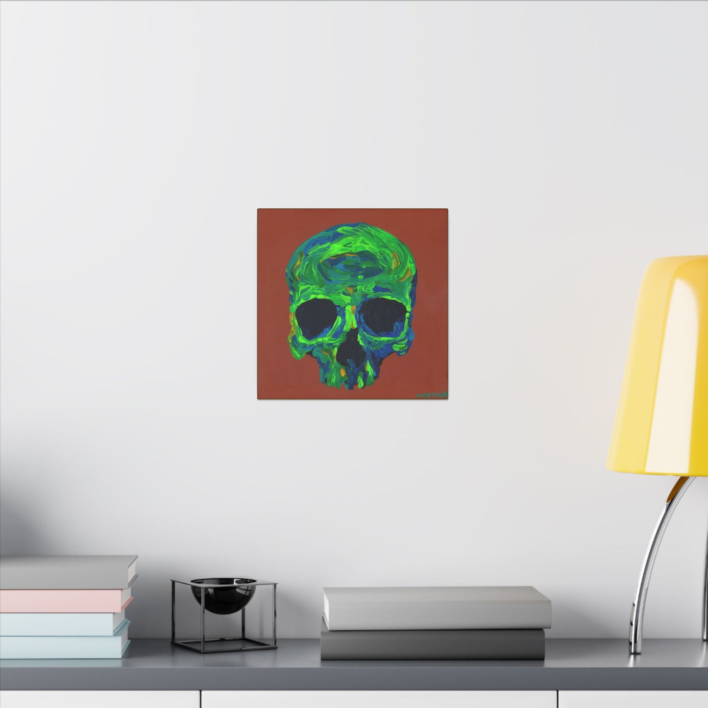 Goopy Skull Canvas Gallery Wrap