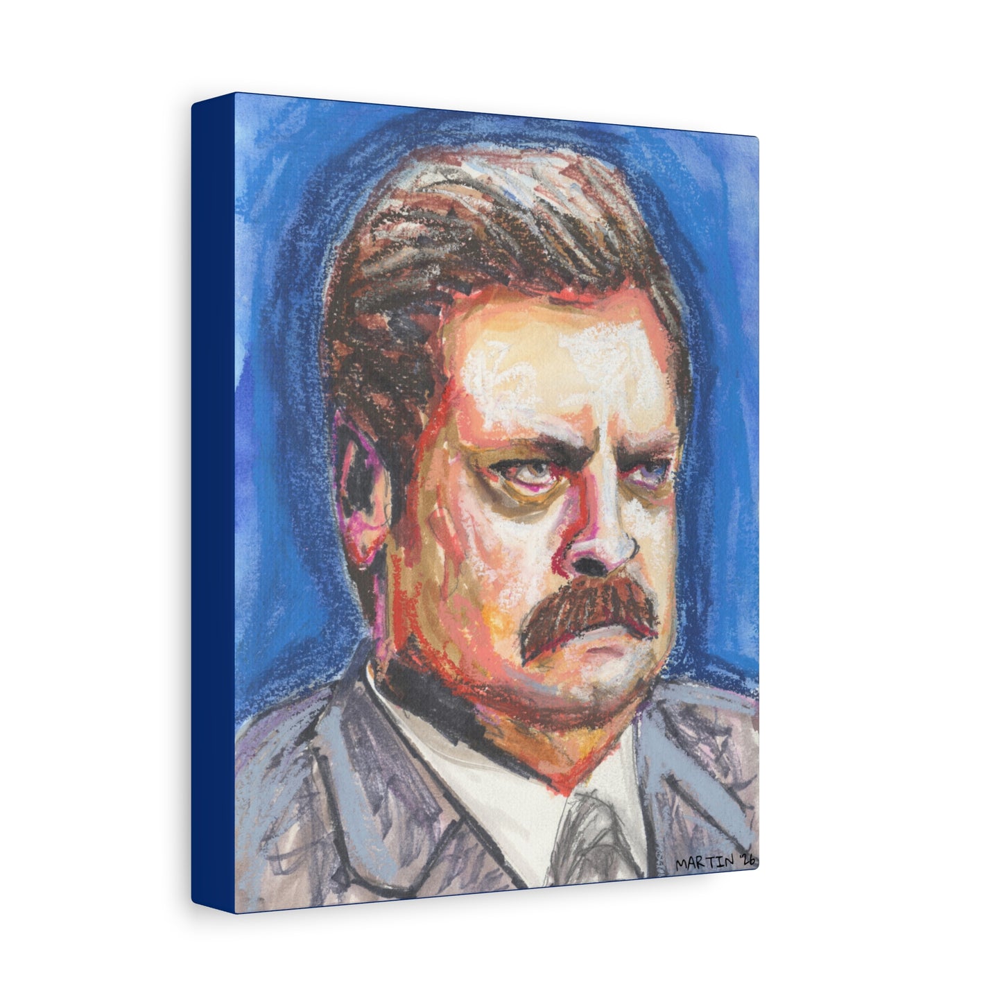 "Swan Ronson" Matte Canvas, Stretched, 1.25"