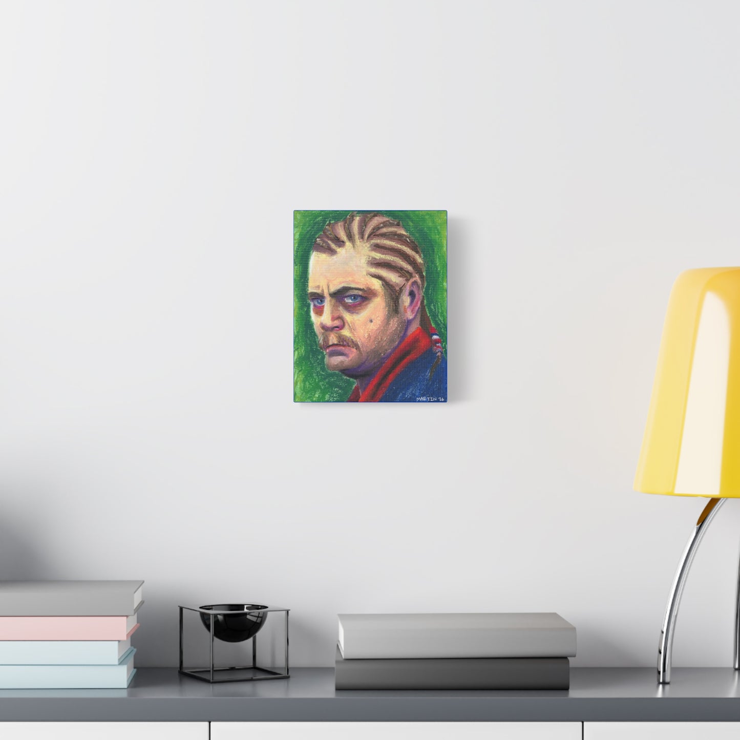 'Friction" Matte Canvas, Stretched, 1.25"