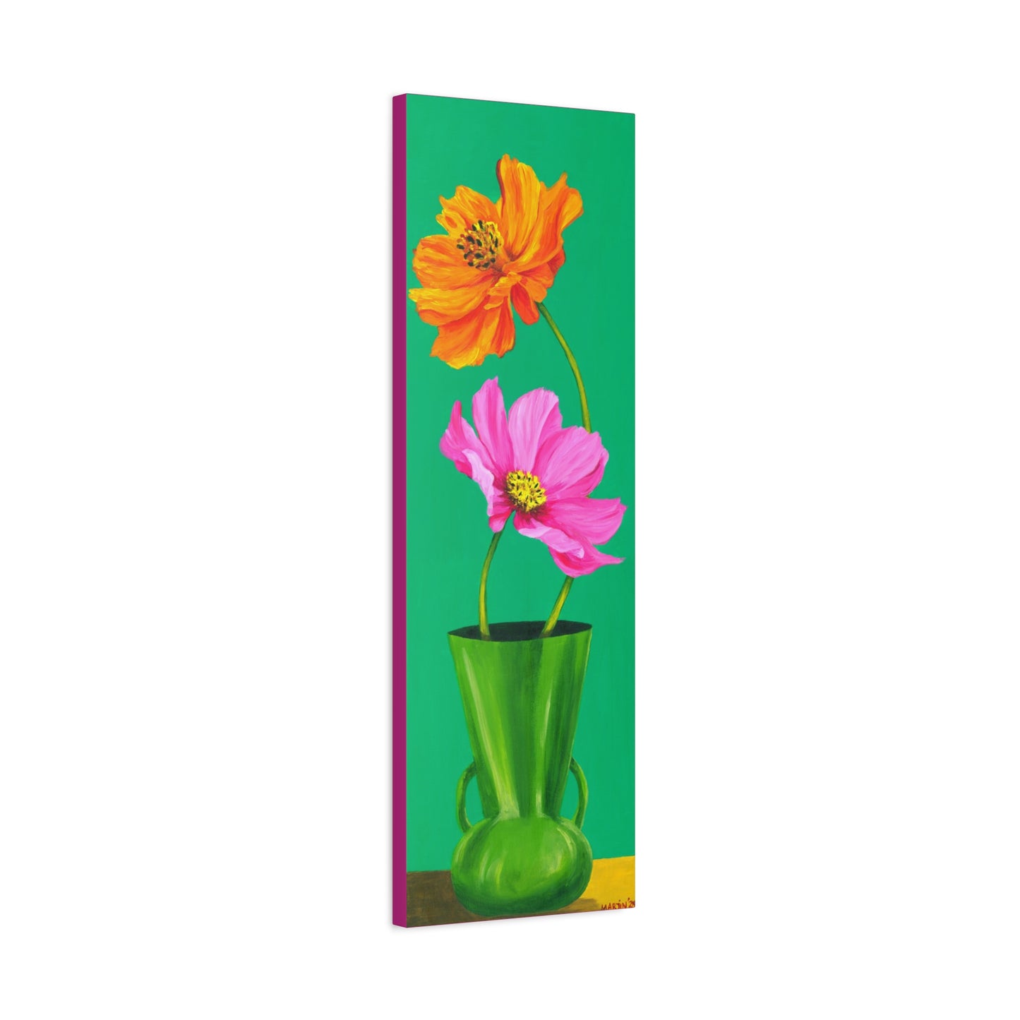 Cosmos Tall Skinny Canvas Gallery Wrap