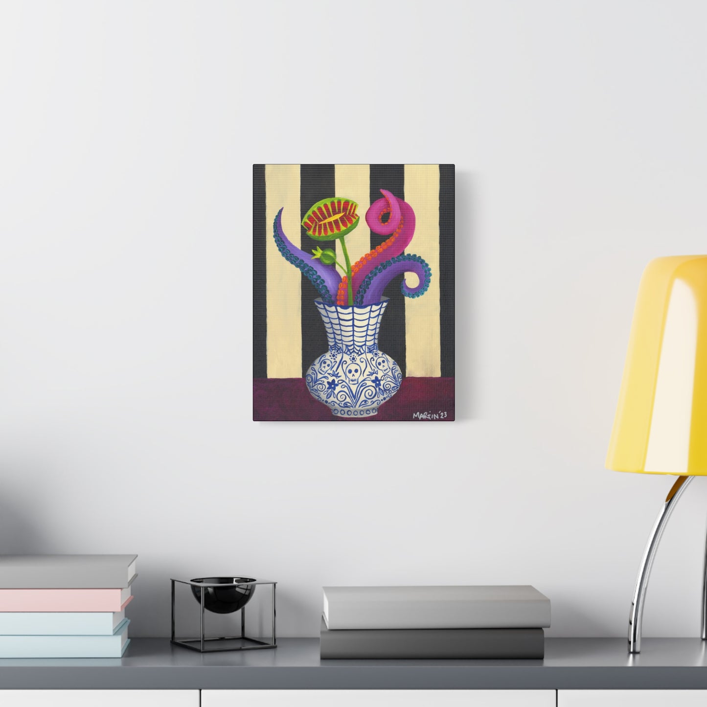 Spooky Flowers Canvas Gallery Wraps