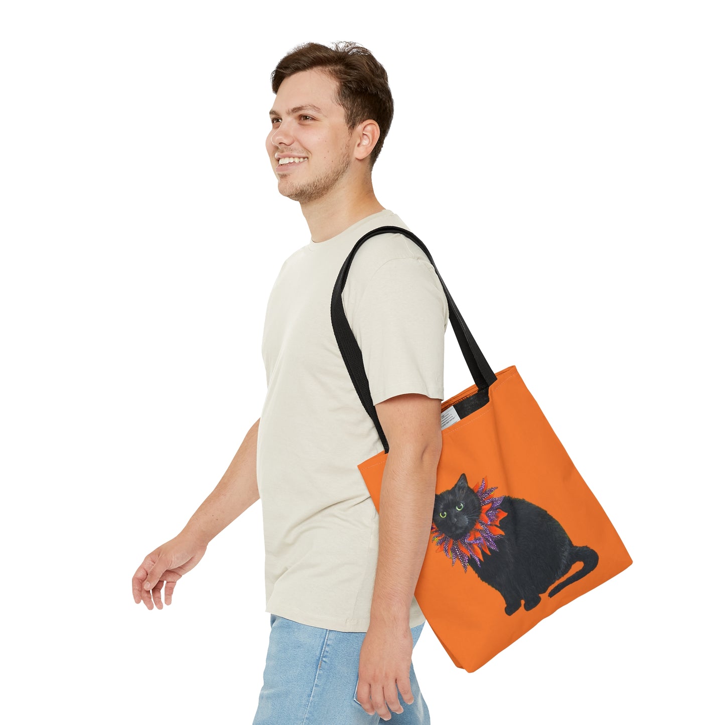 12 the Magical Halloween Cat Tote Bag (AOP)