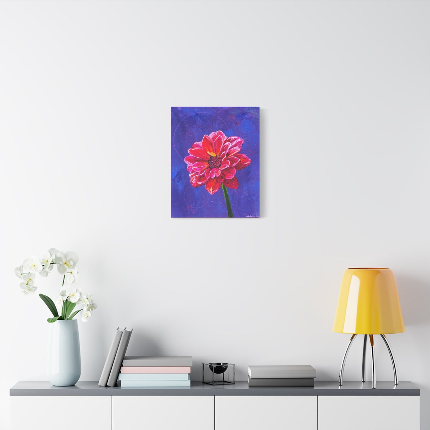 "Dahlia" Matte Canvas, Stretched, 1.25"