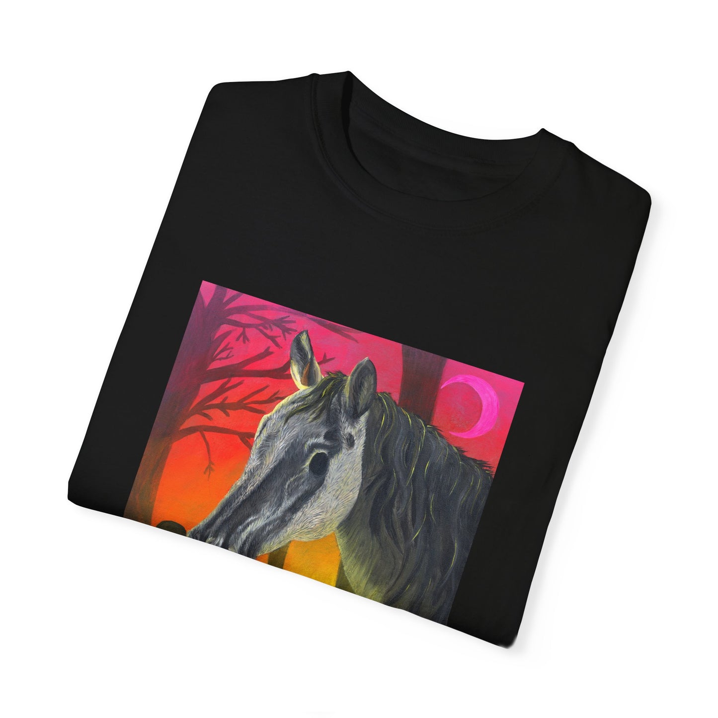 Halloween Horse Unisex Garment-Dyed T-shirt