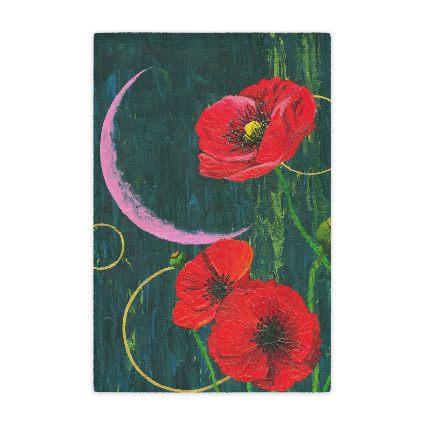 "Poppies" Minky Blanket