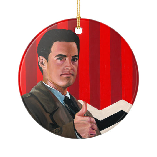 Dale Cooper Ceramic Ornament (2-Side Print)