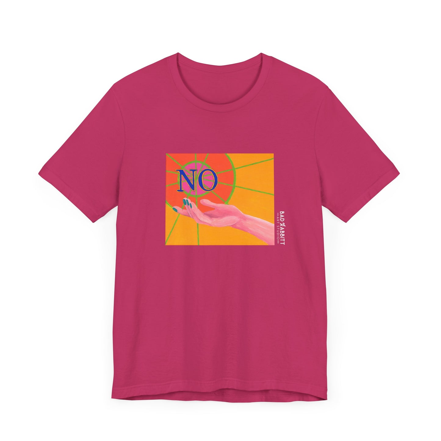 "NO" Hand Unisex Jersey Short Sleeve Tee