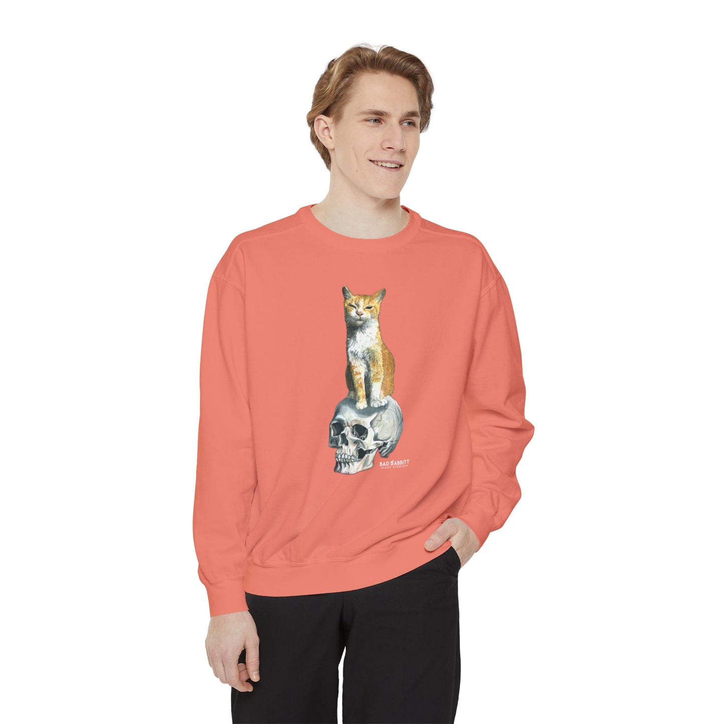 Dave and the Skull of His Enemy Unisex Garment-Dyed Sweatshirt