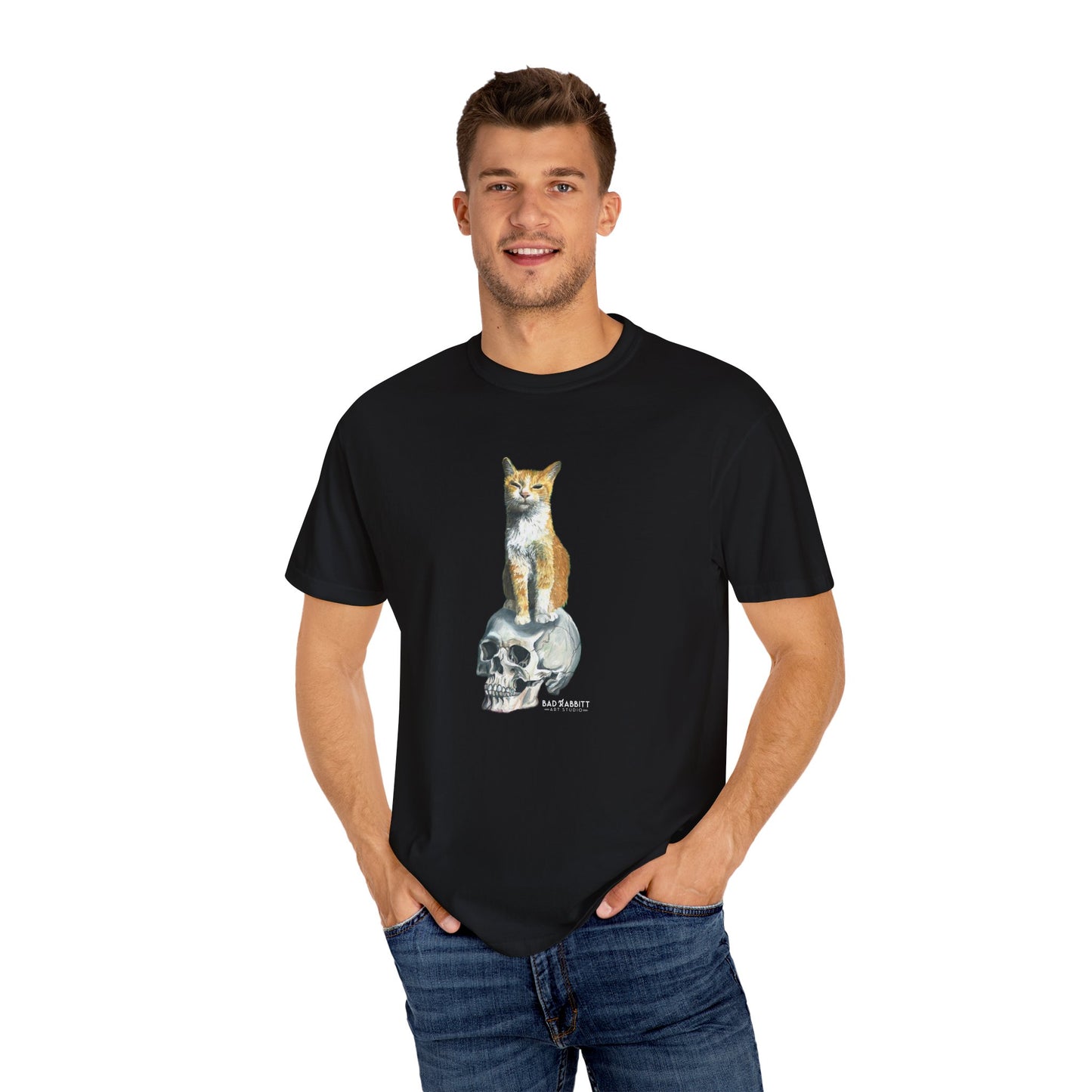 Dave and the Skull of His Enemy Unisex Garment-Dyed T-shirt