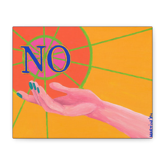 "NO 2024" Canvas Gallery Wrap
