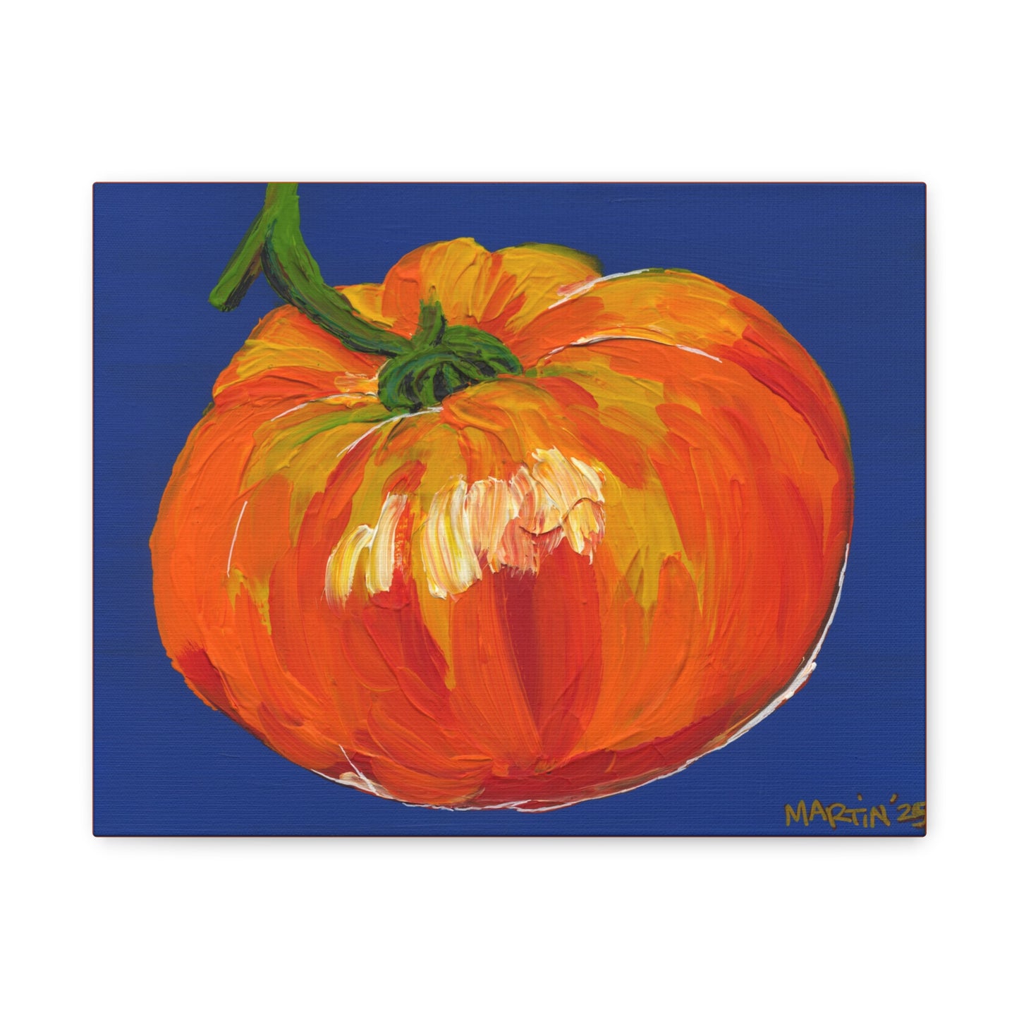 Funky Yellow Tomato Matte Canvas, Stretched, 1.25"