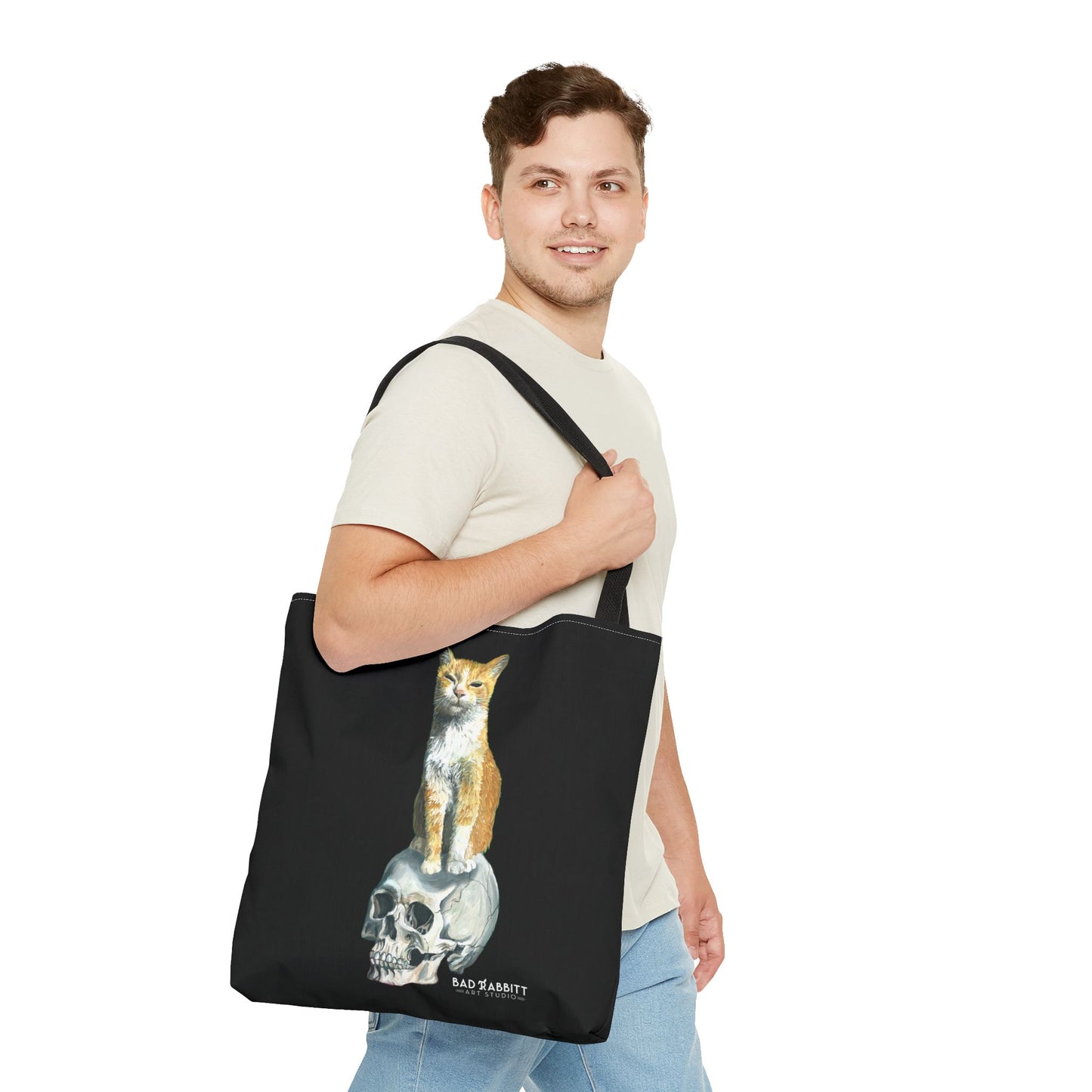 Dave and the Skull of His Enemy Tote Bag (AOP)