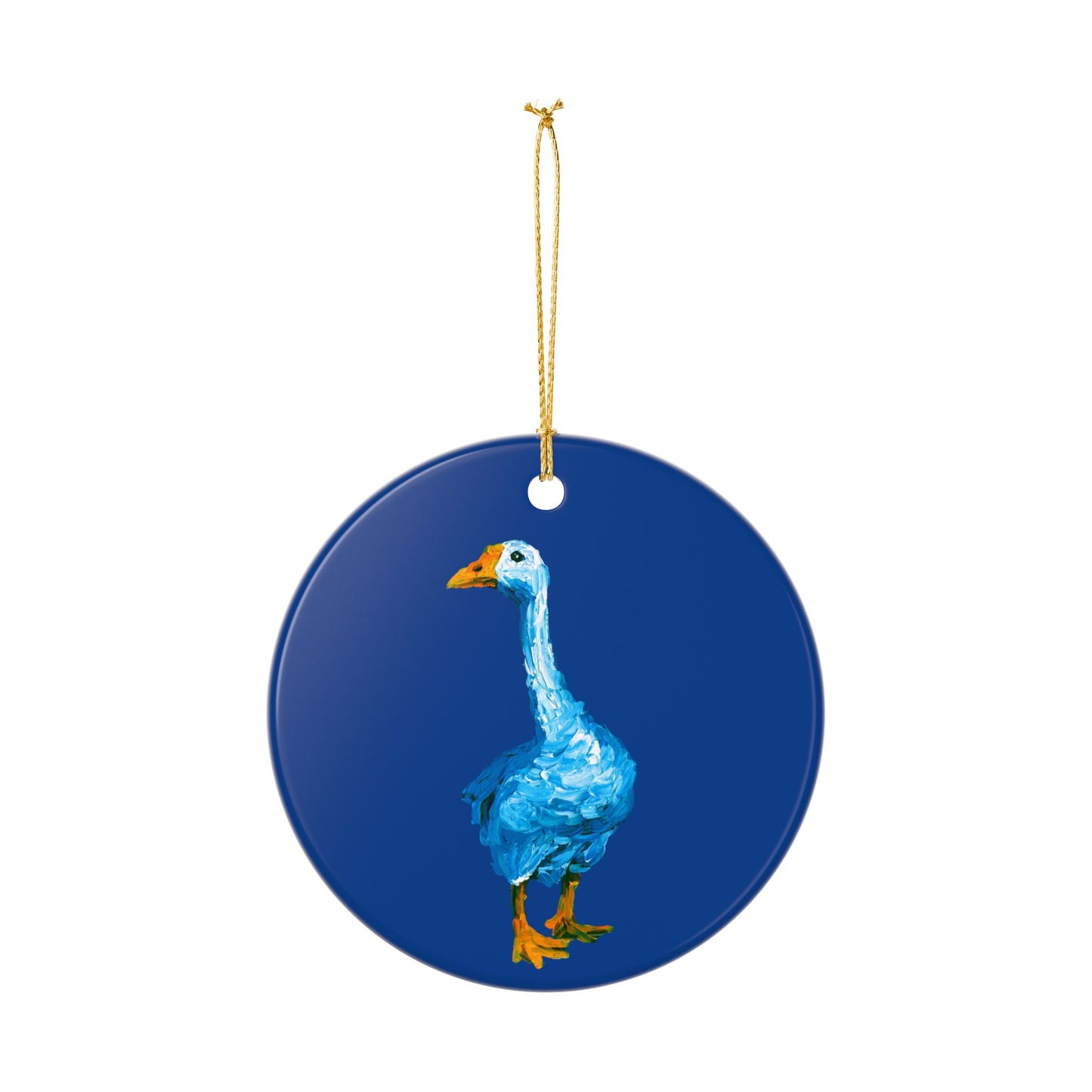 Alan the Goose Ceramic Ornament (2-Side Print)