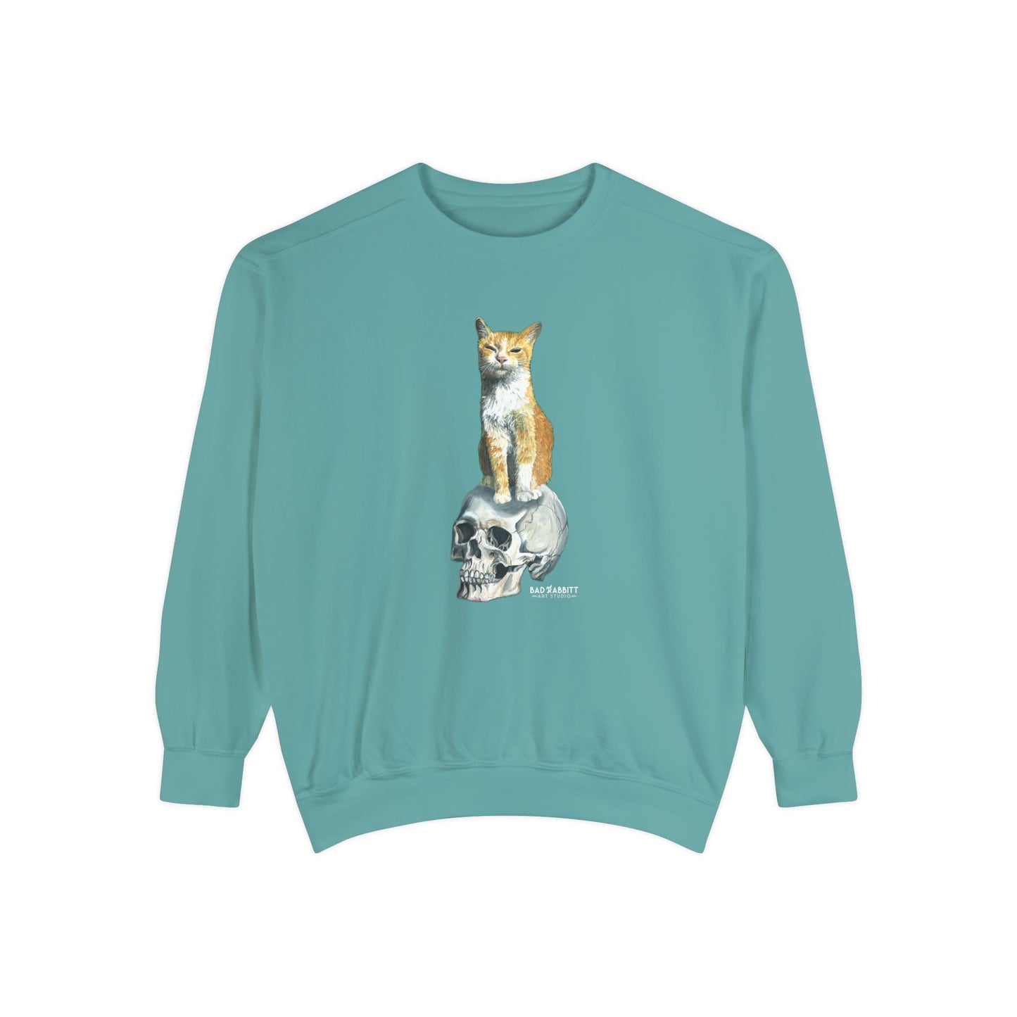 Dave and the Skull of His Enemy Unisex Garment-Dyed Sweatshirt