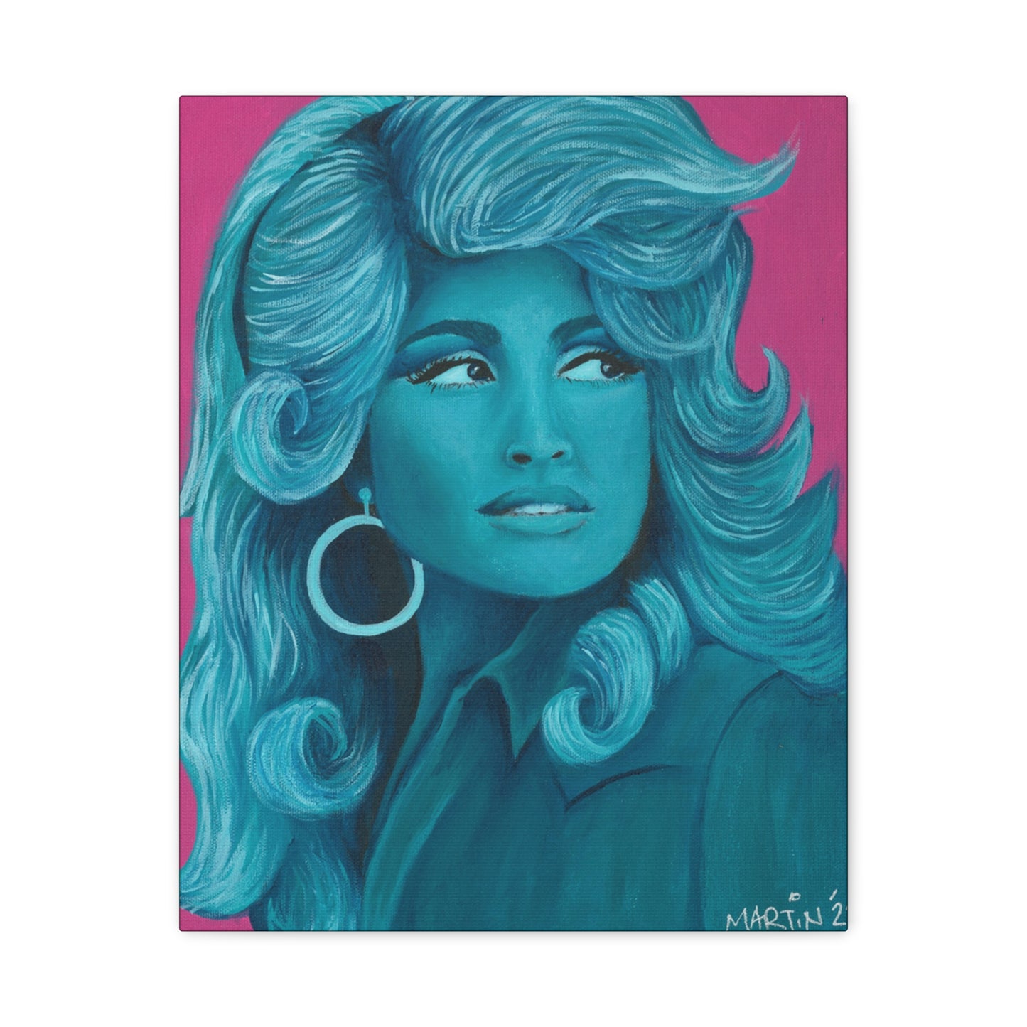 Teal Dolly - Canvas Gallery Wrap