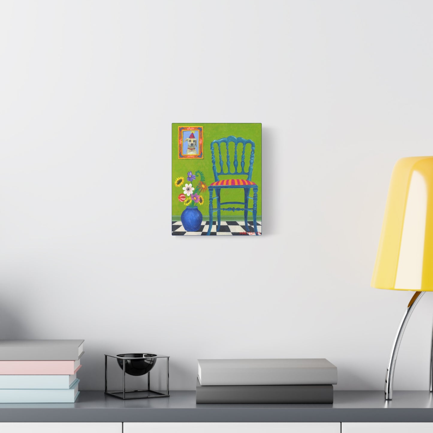 Teal Chair Canvas Gallery Wrap