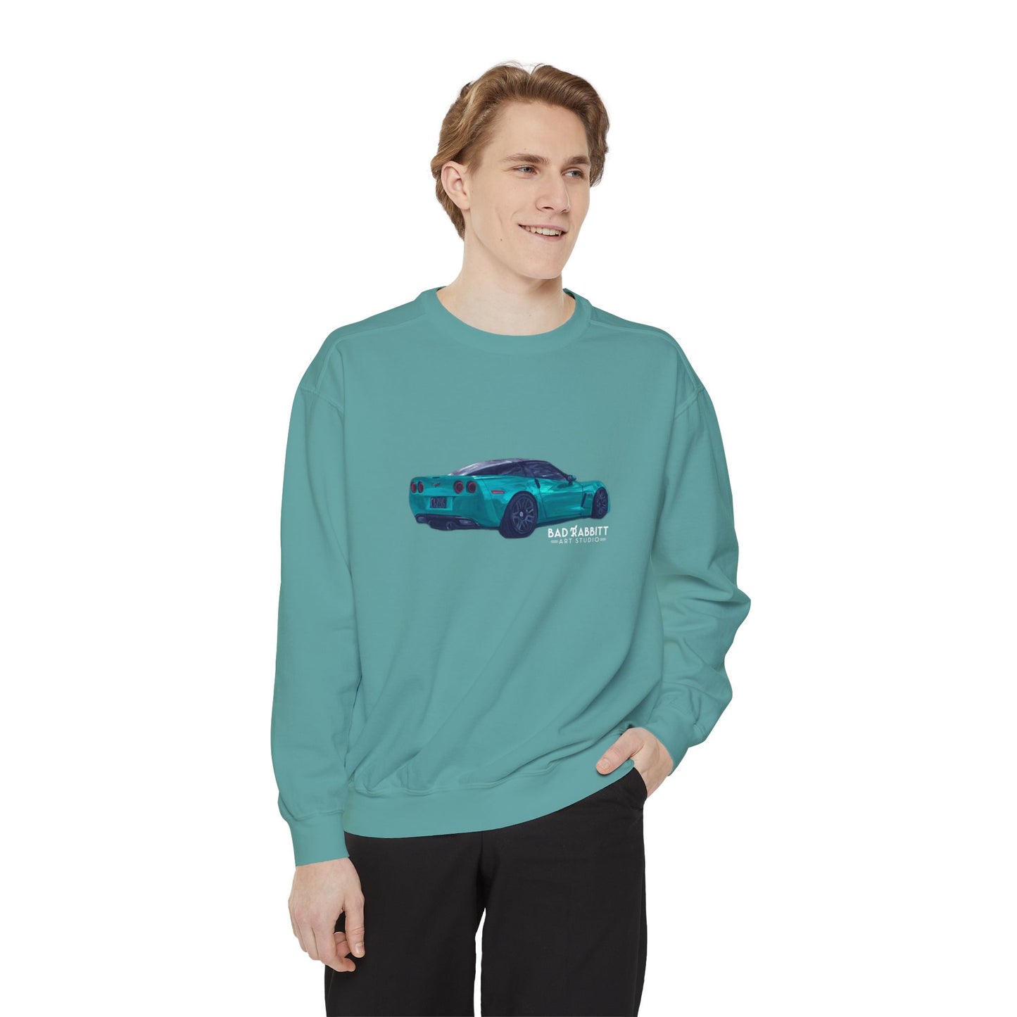 C6 Z06 Corvette Unisex Garment-Dyed Sweatshirt