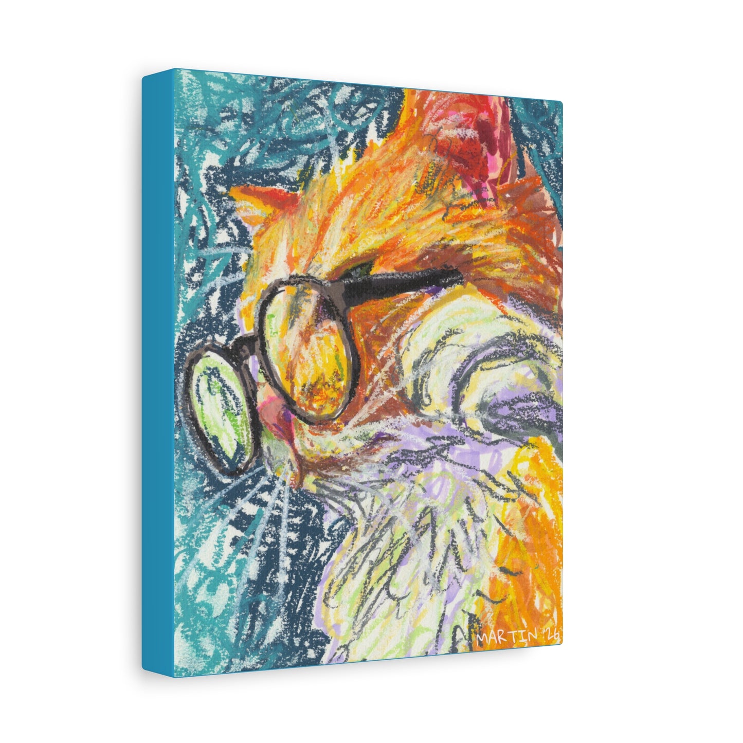 "Outside Dave in his Glasses" Matte Canvas, Stretched, 1.25"