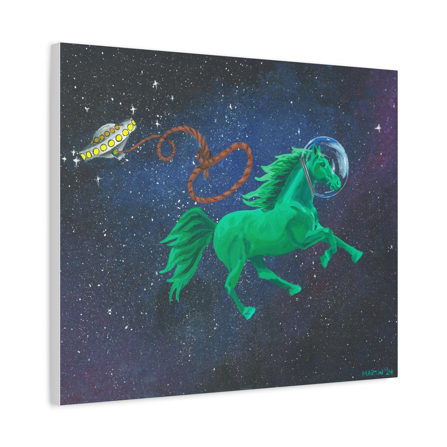Space Horse Canvas Gallery Wrap