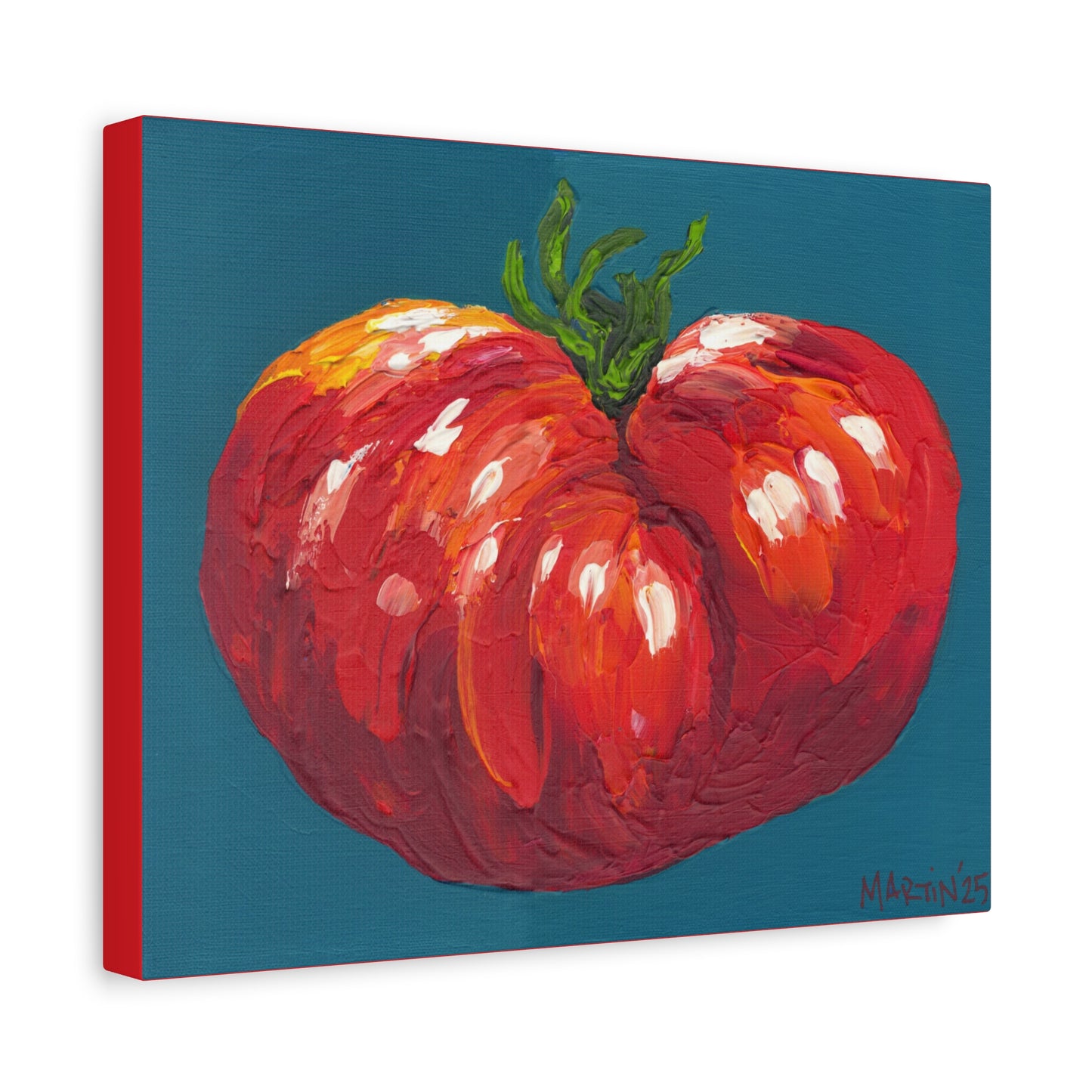 Funky Red Tomato Matte Canvas, Stretched, 1.25"
