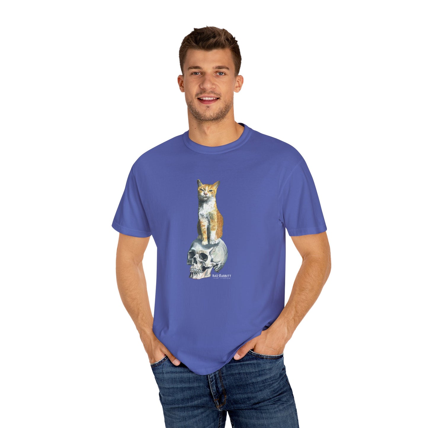 Dave and the Skull of His Enemy Unisex Garment-Dyed T-shirt