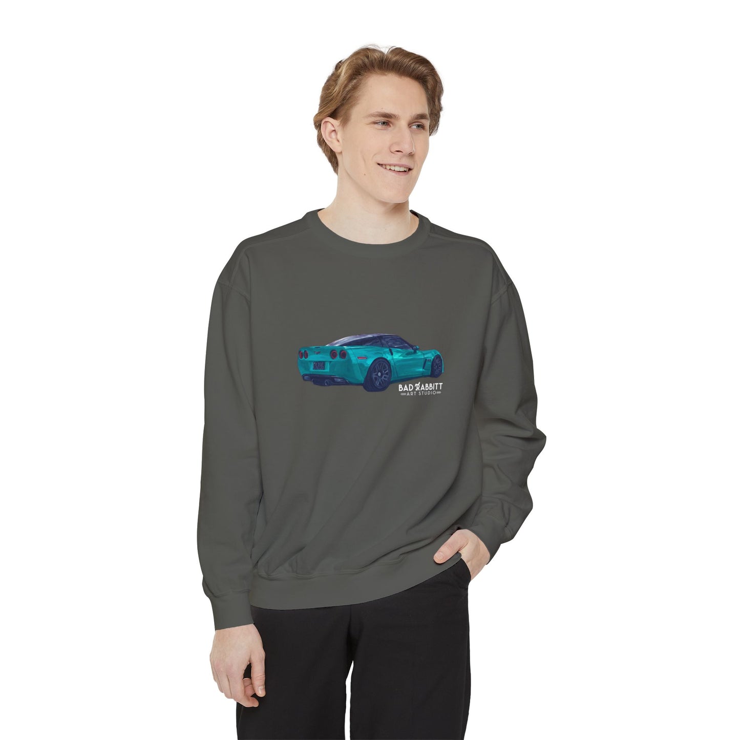 C6 Z06 Corvette Unisex Garment-Dyed Sweatshirt