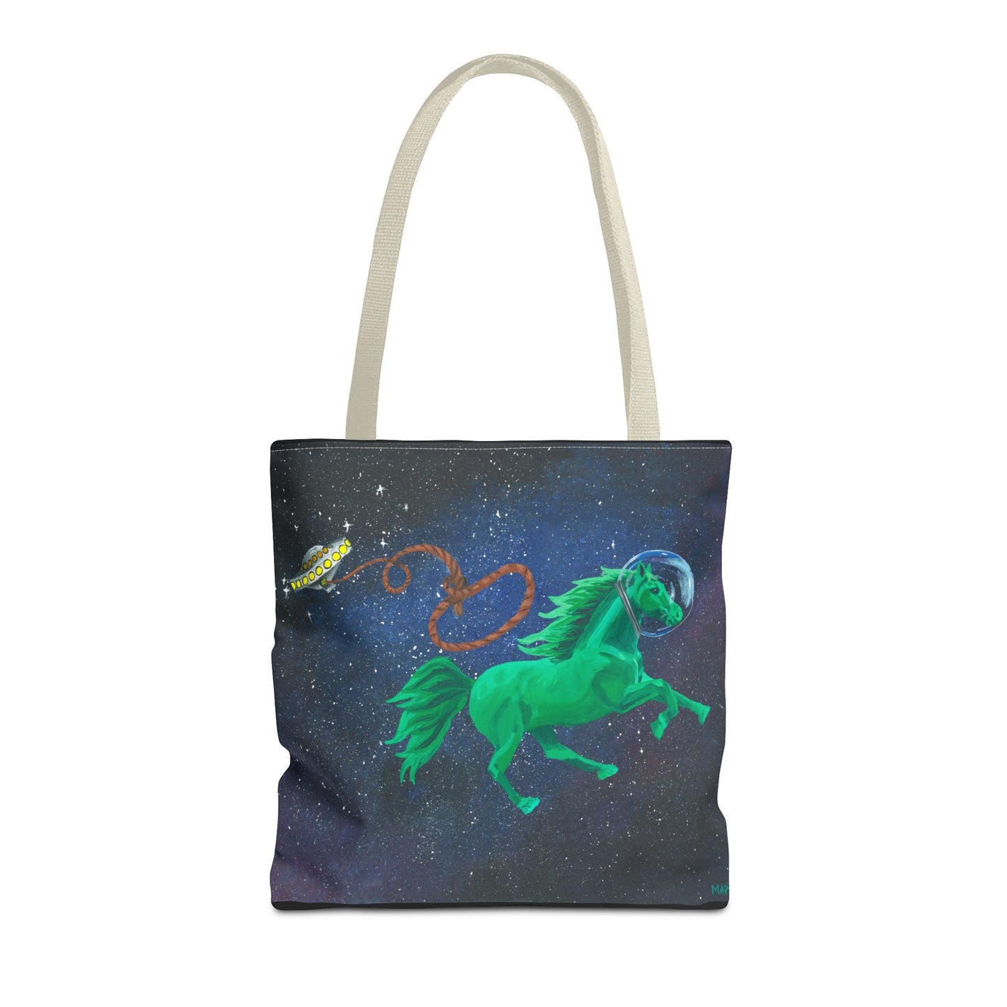 Space Horse Tote Bag