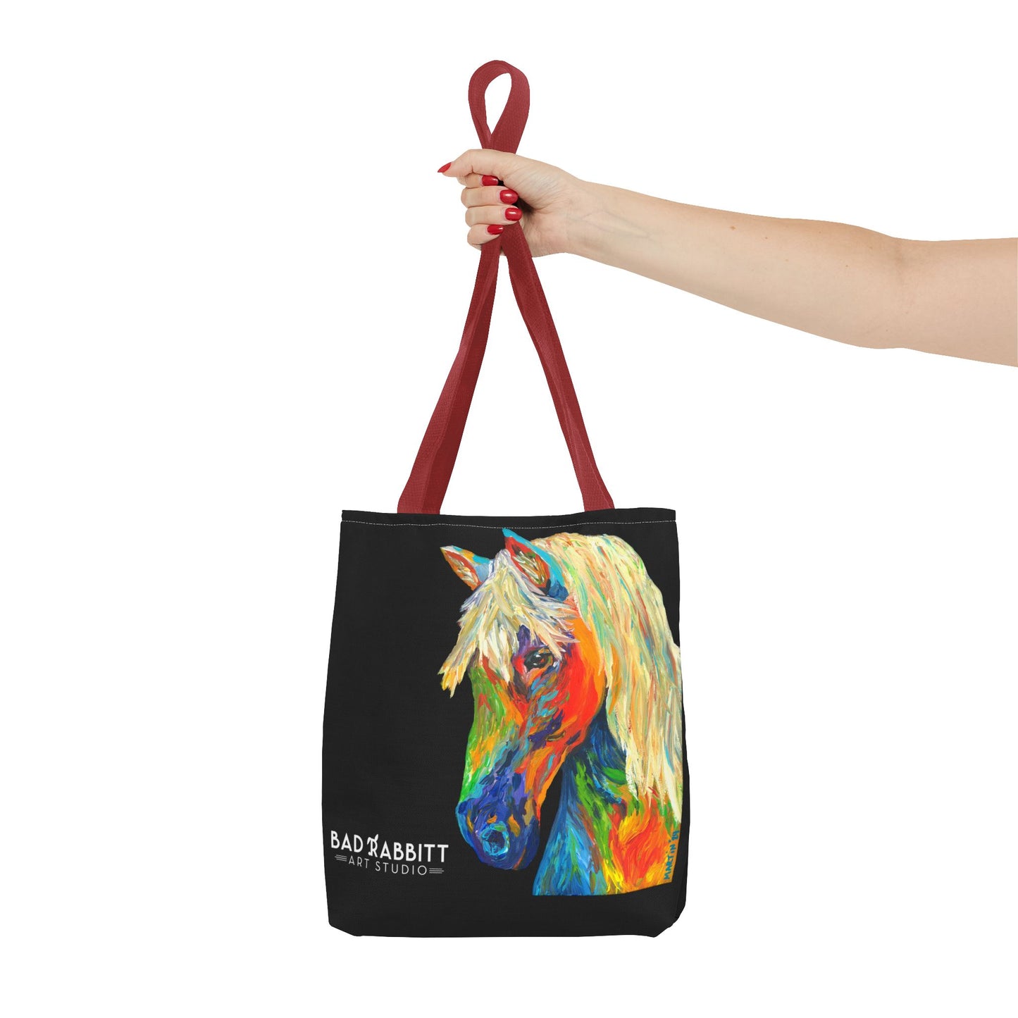 Rainbow Horse Tote Bag (AOP)