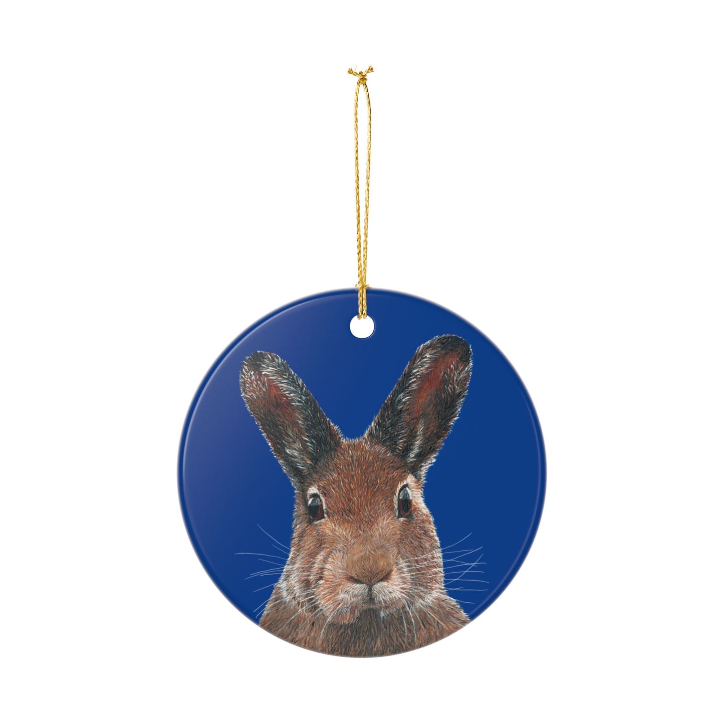 Rabbit Ceramic Ornaments (2-Side Print)