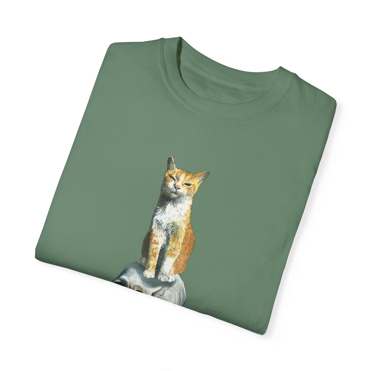 Dave and the Skull of His Enemy Unisex Garment-Dyed T-shirt