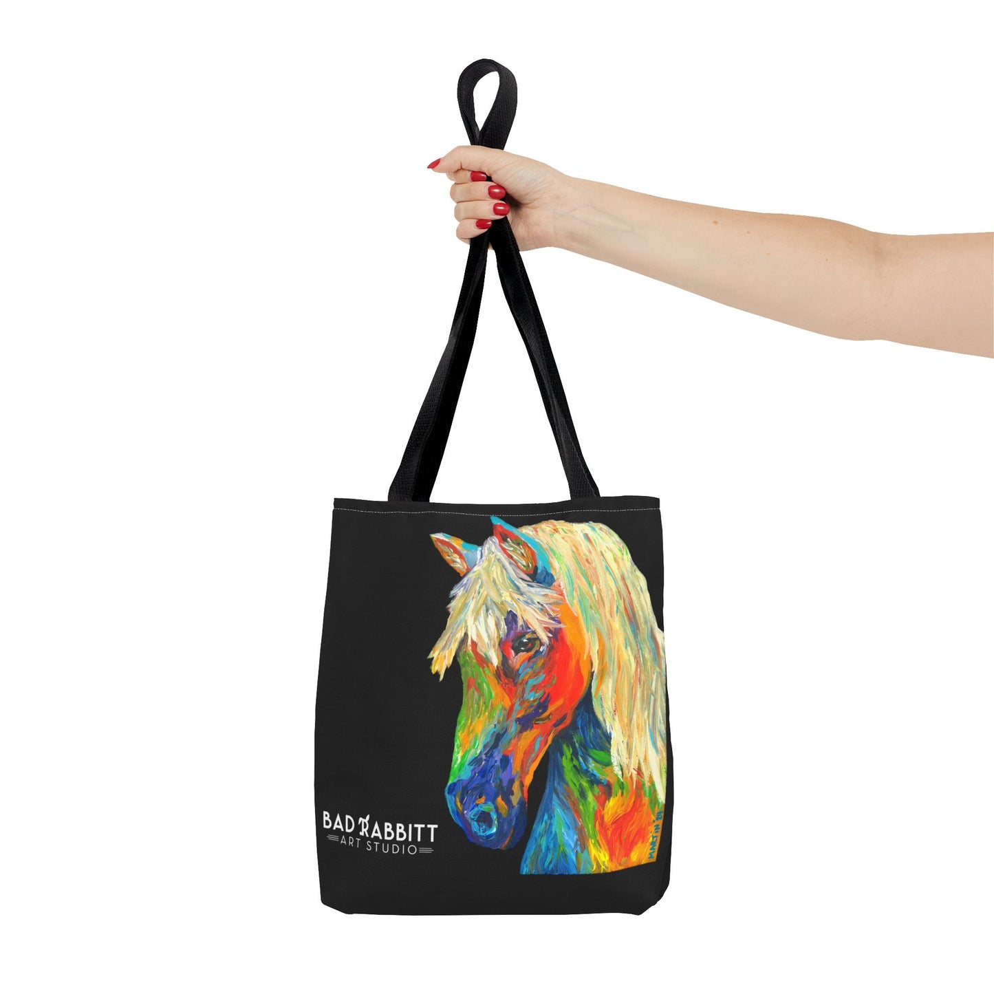 Rainbow Horse Tote Bag (AOP)