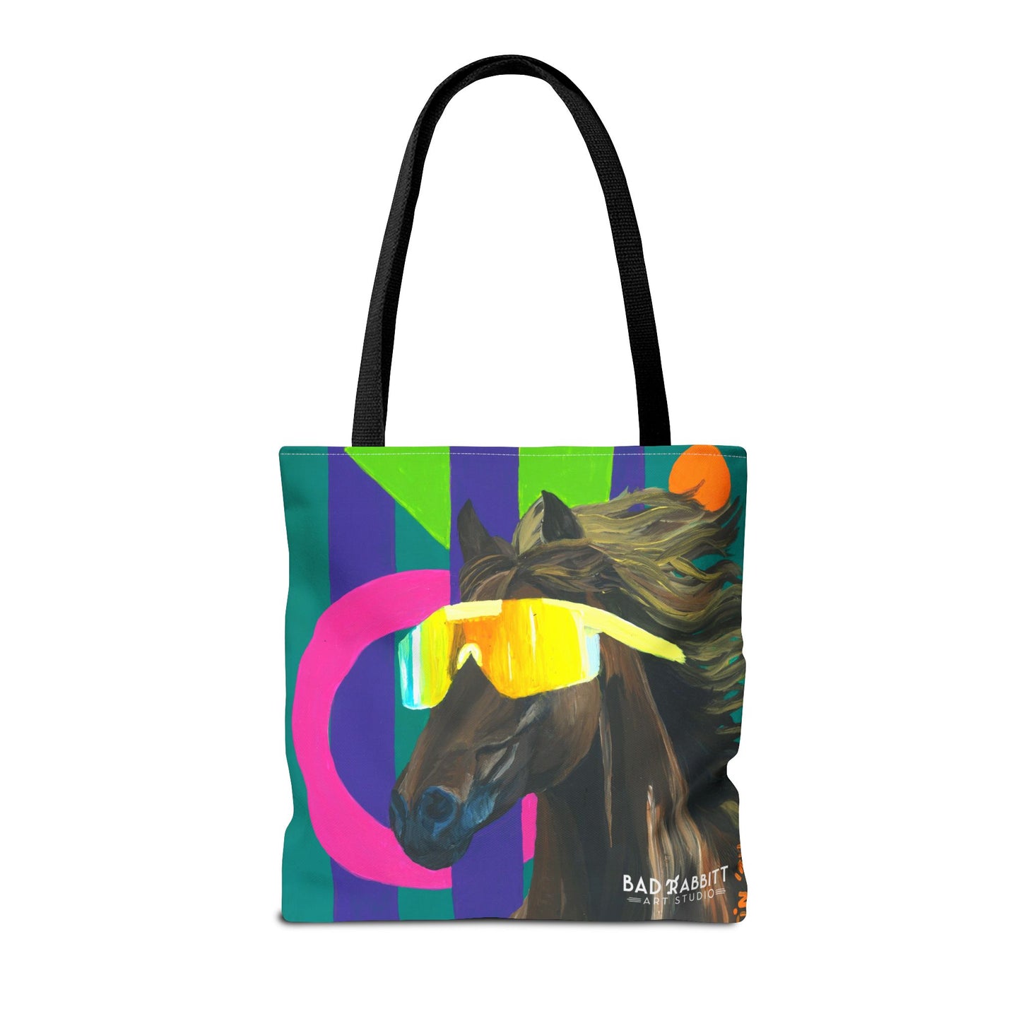 Dude Bro Horse Tote Bag (AOP)