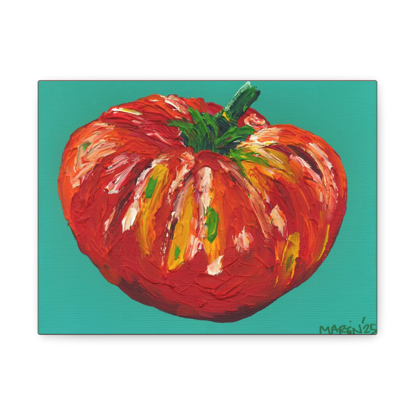 Funky Tomato 3 Matte Canvas, Stretched, 1.25"