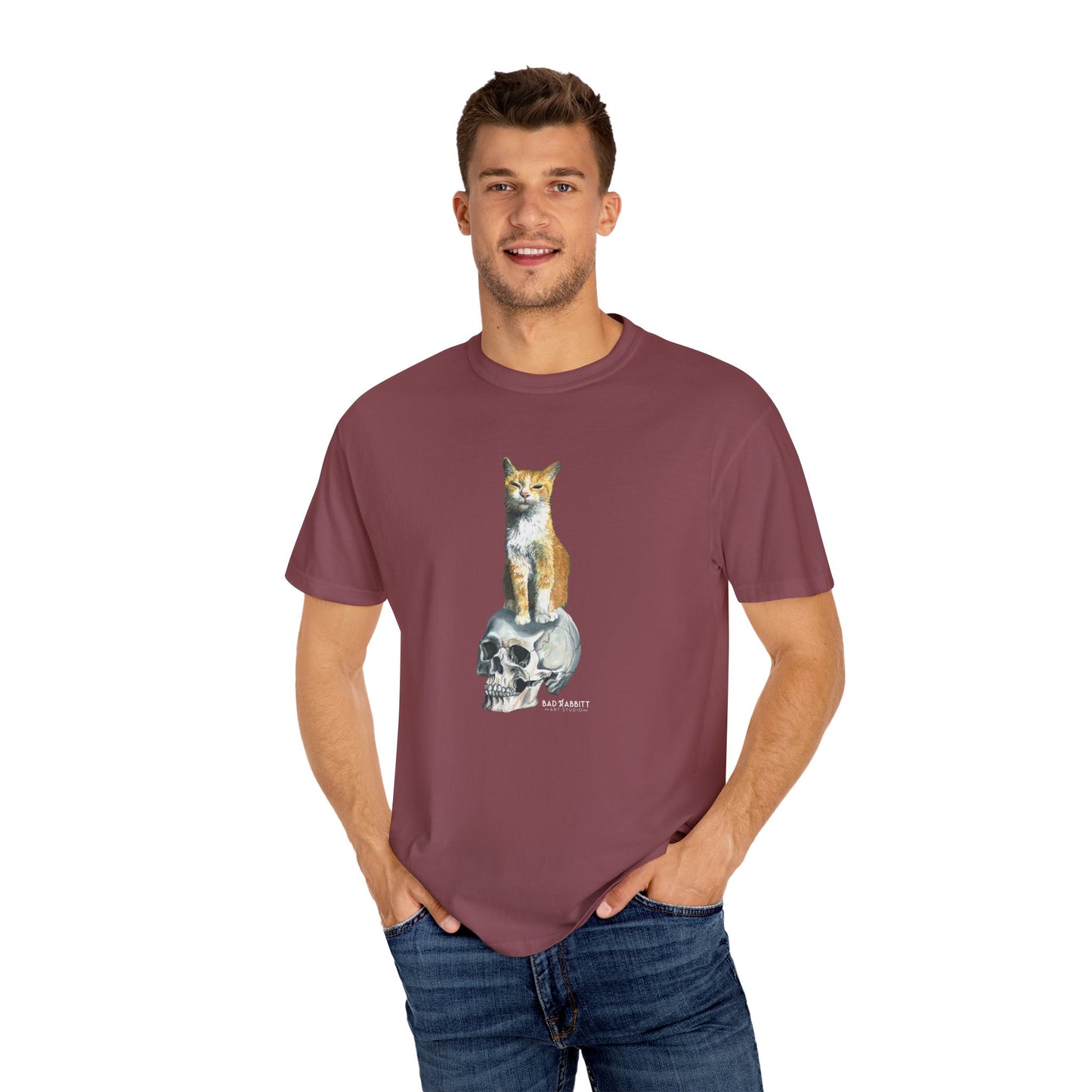 Dave and the Skull of His Enemy Unisex Garment-Dyed T-shirt