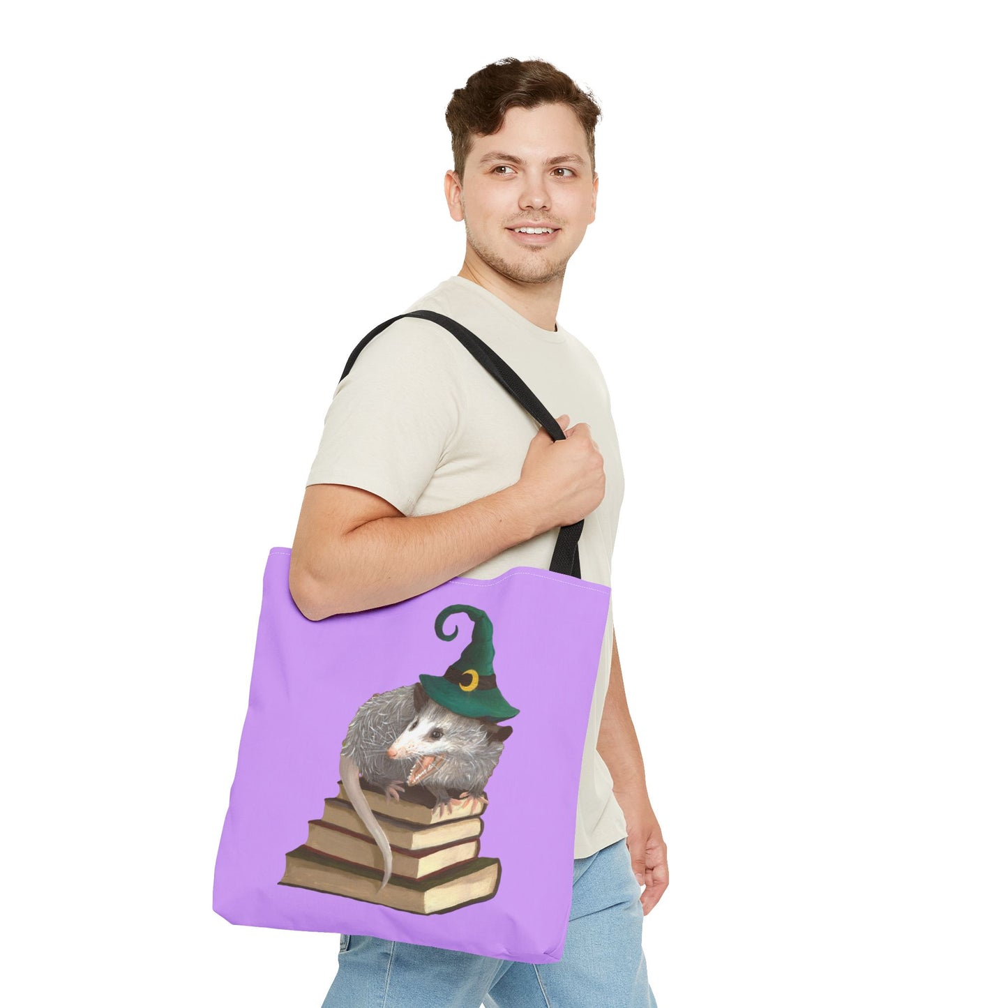 Opossum Witch Tote Bag (AOP)